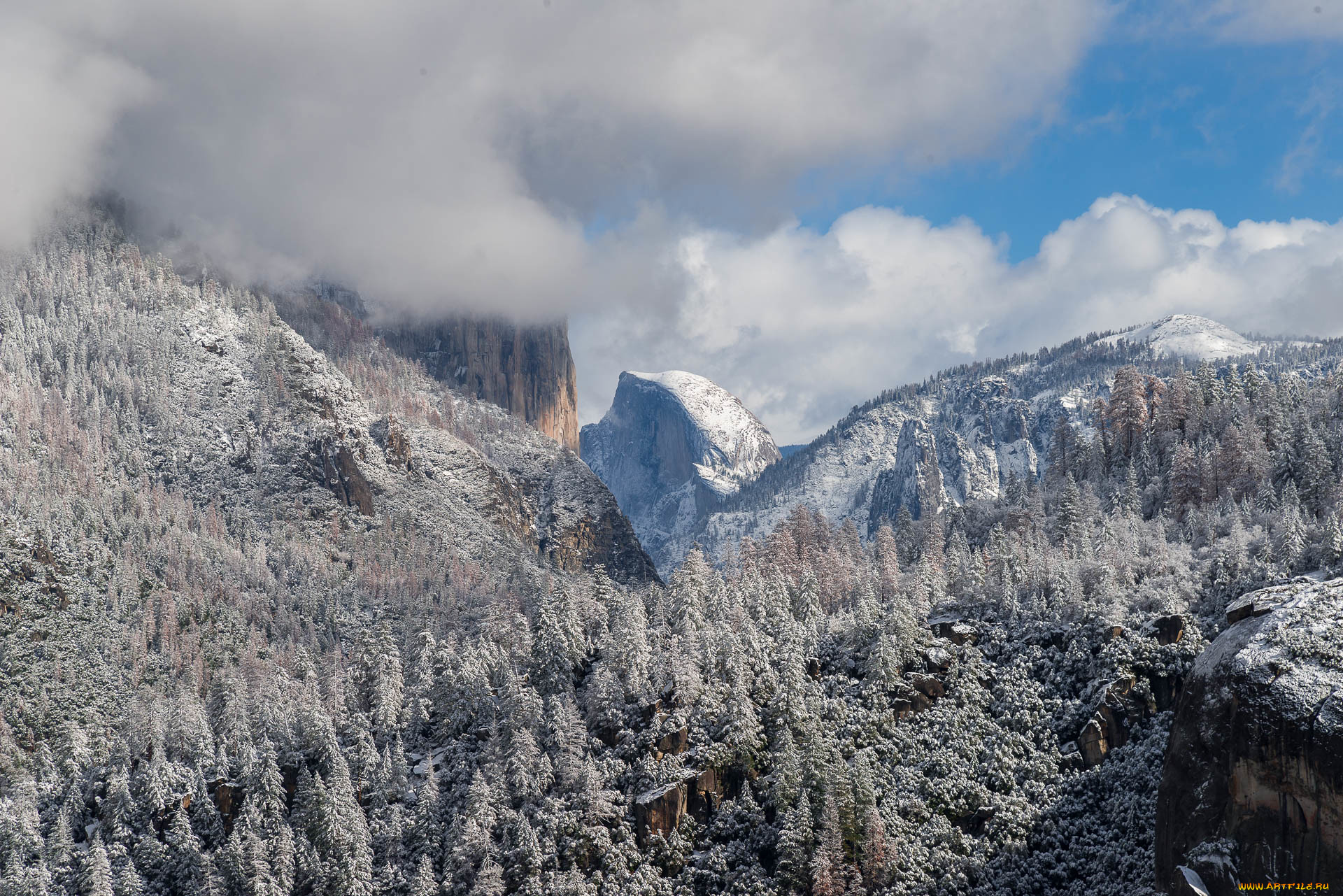 природа, горы, простор