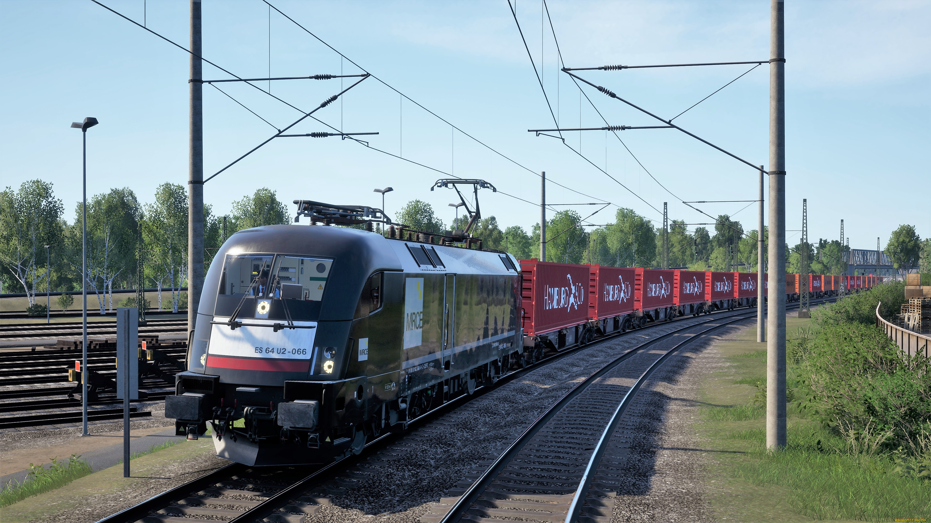 видео, игры, train, sim, world, 2, поезд, железная, дорога