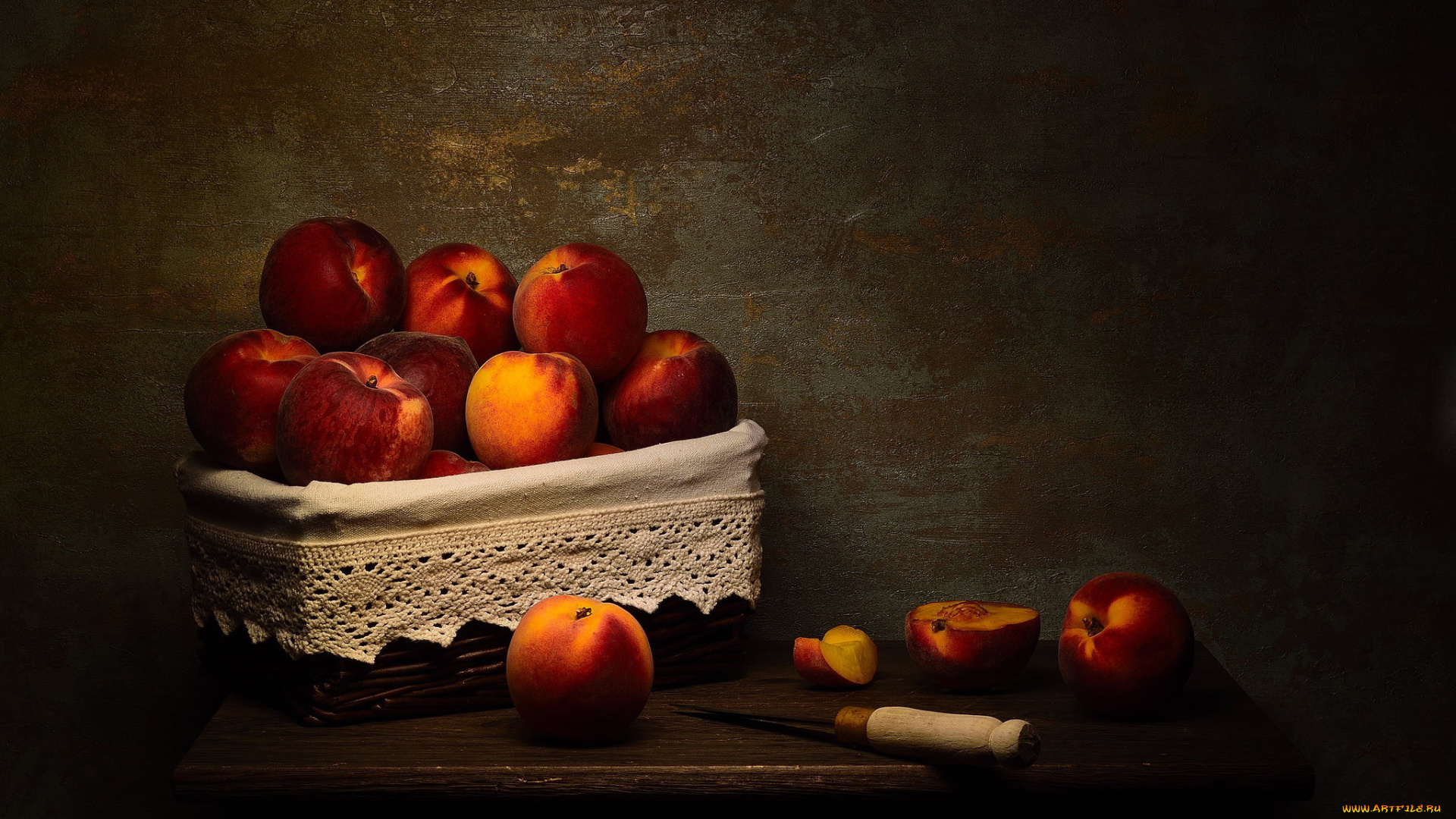 еда, персики, , сливы, , абрикосы, корзинка, спелые