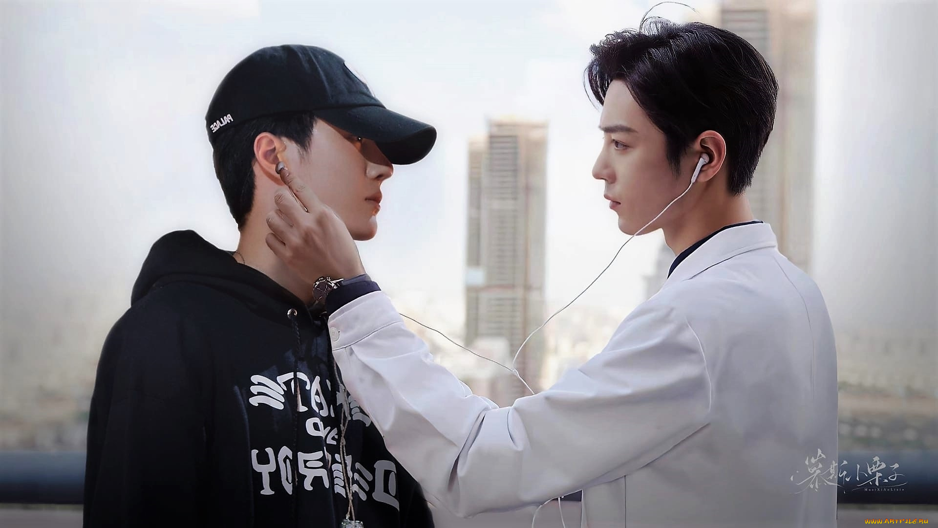 разное, компьютерный, дизайн, чэнь, юй, гу, вэй, крыша, наушники