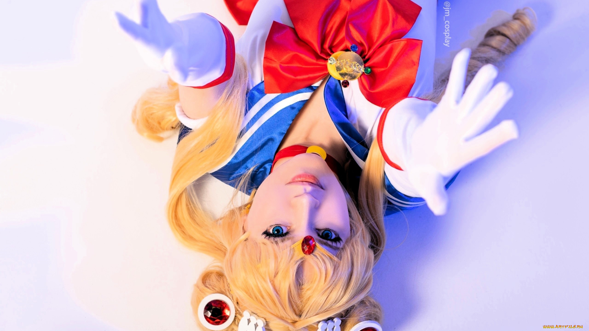 девушки, -, креатив, , косплей, образ, костюм, косплей, жест