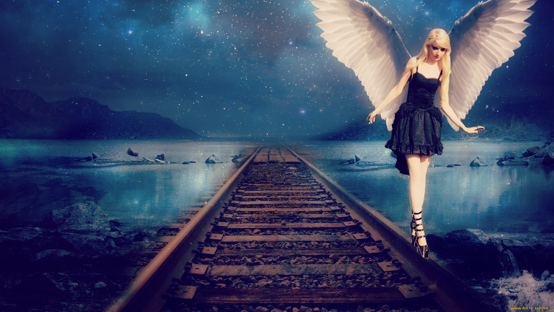 фэнтези, фотоарт, ангел