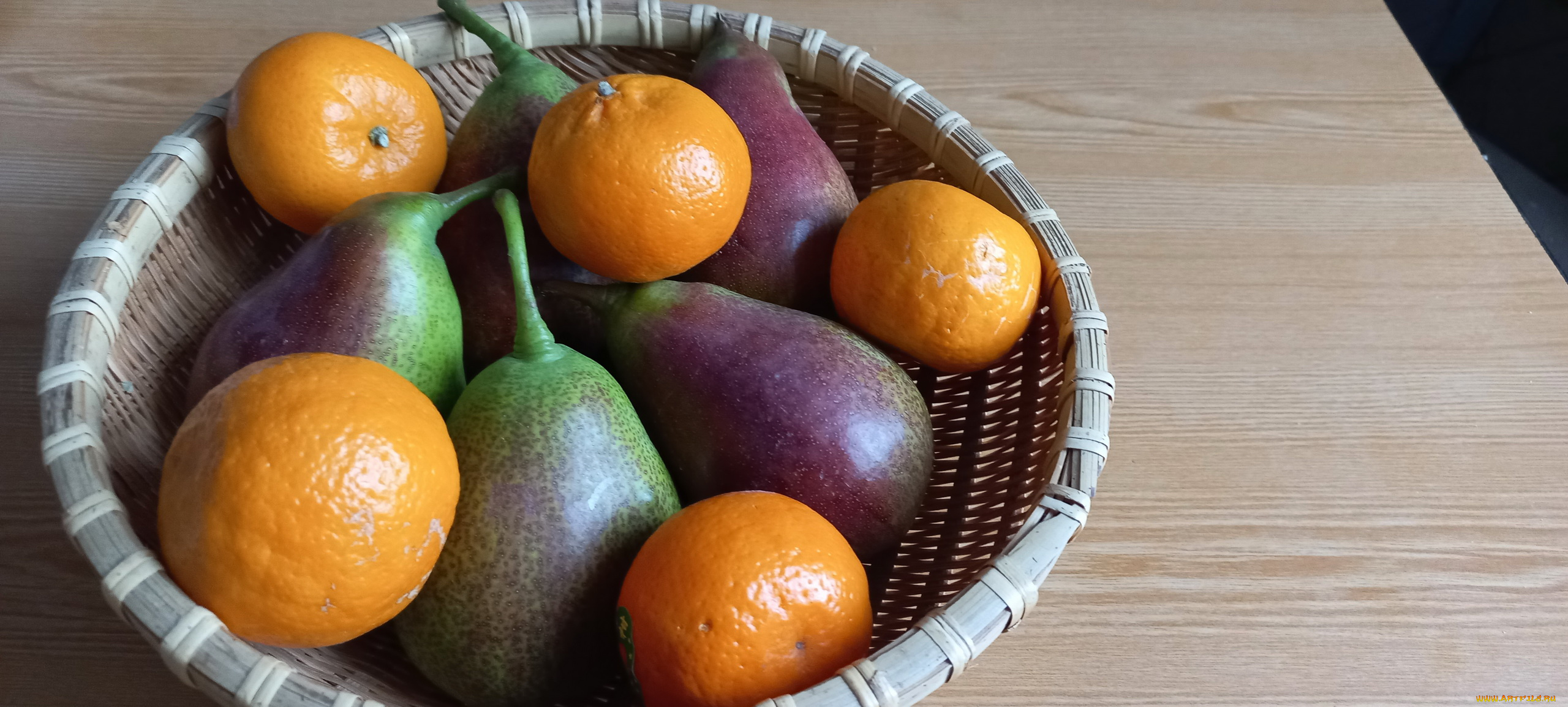 еда, фрукты, , ягоды, корзинка, груши, мандарины
