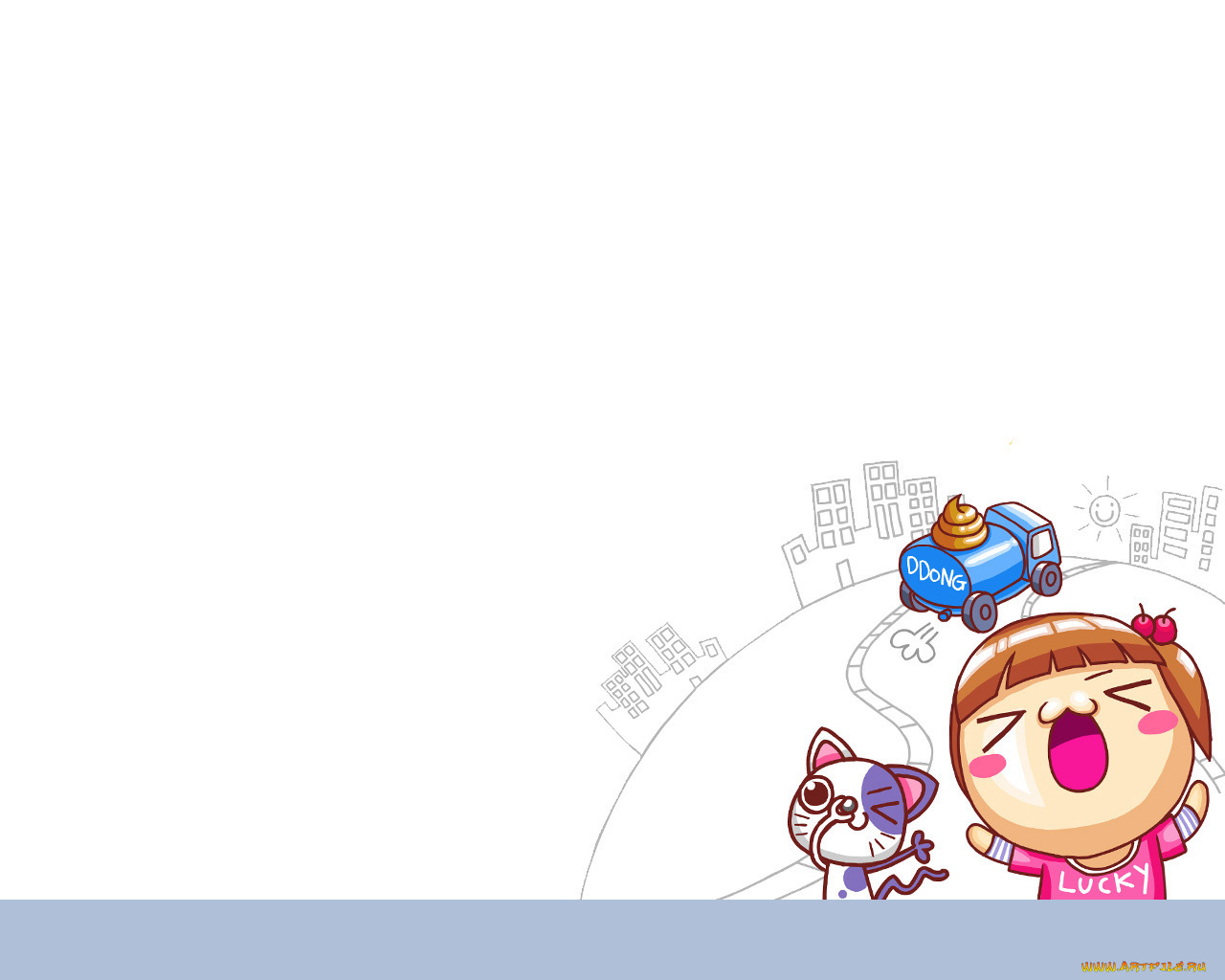 рисованные, дети