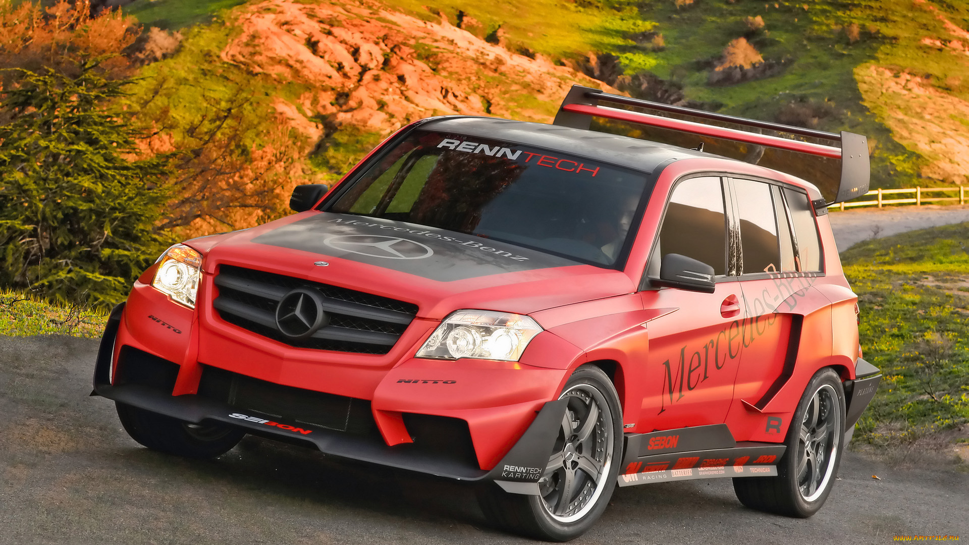 2008, mercedes, benz, glk, pikes, peak, rally, racer, by, renntech, автомобили