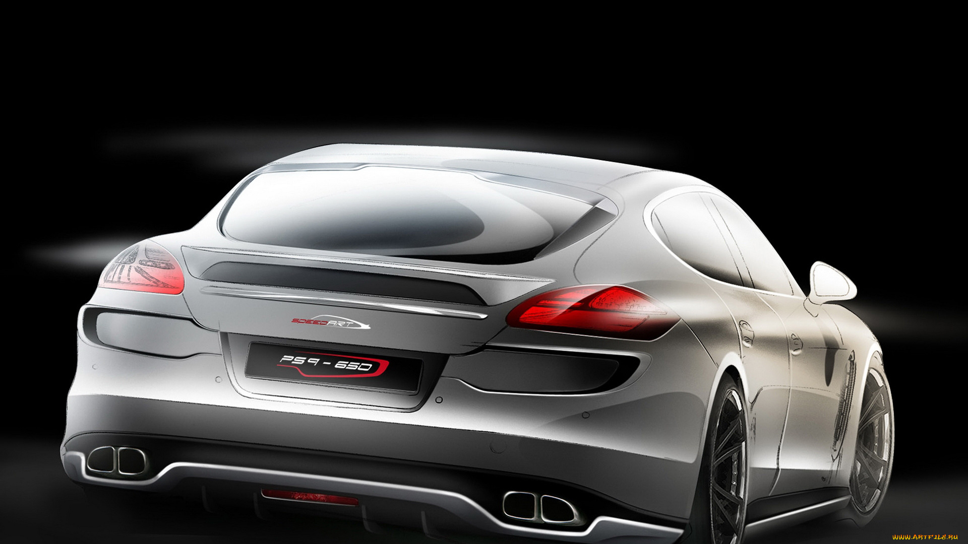 автомобили, рисованные