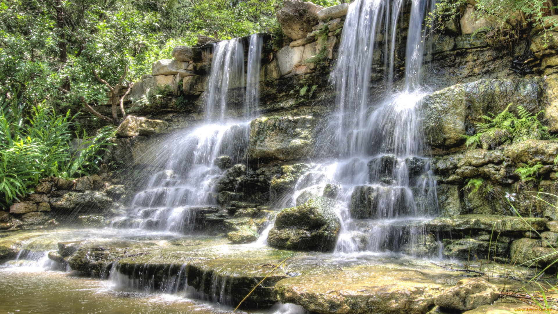 природа, водопады