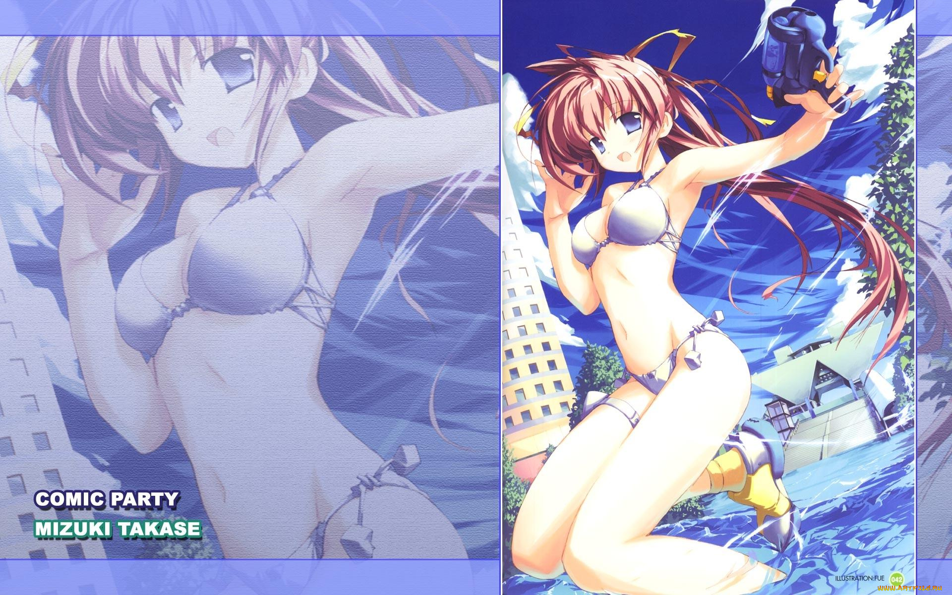 аниме, comic, party