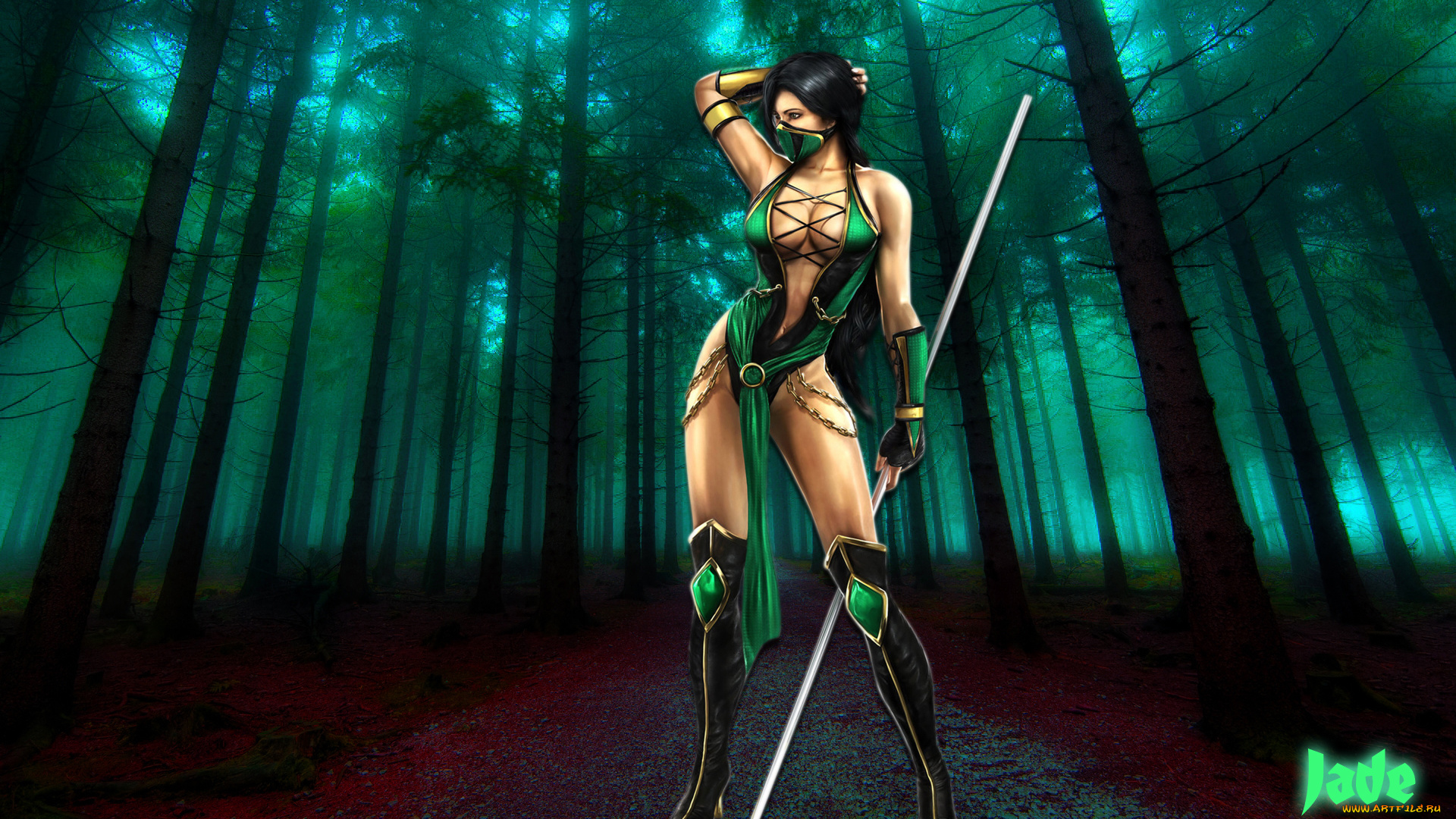 mortal, kombat, видео, игры, 2011, jade