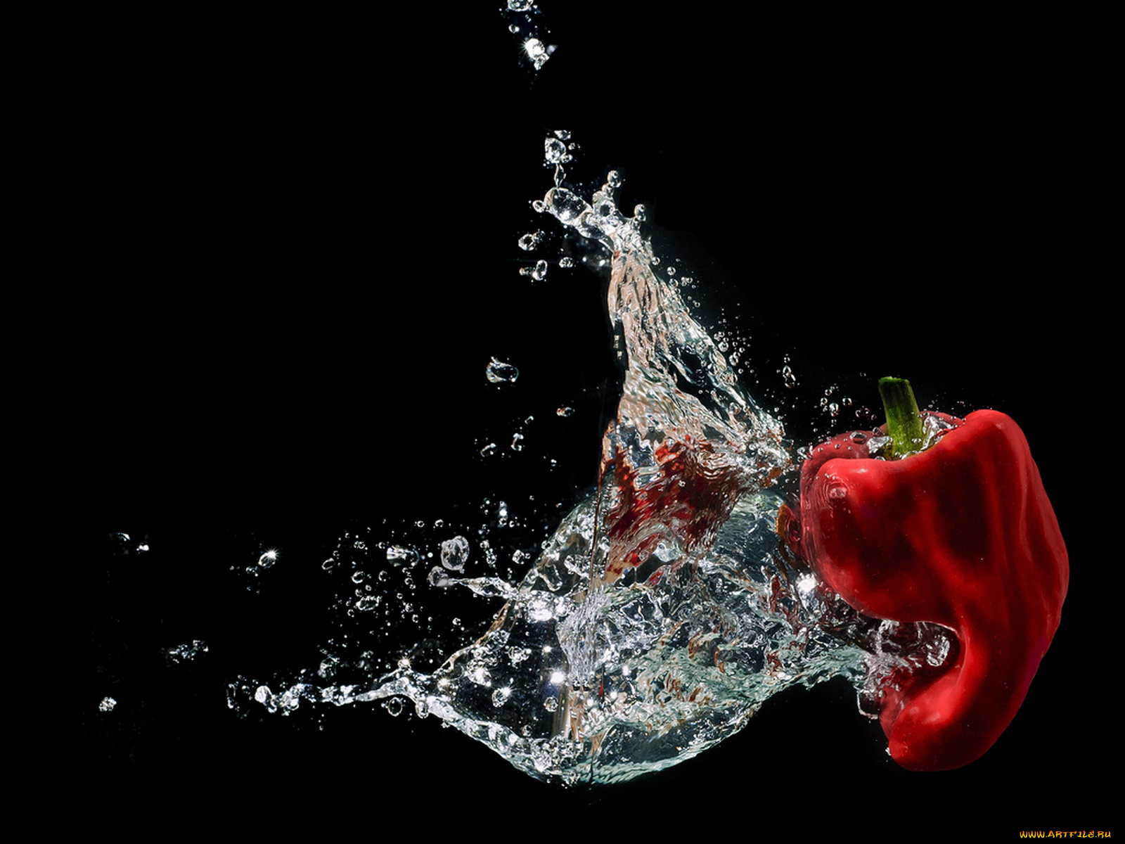 еда, перец, вода