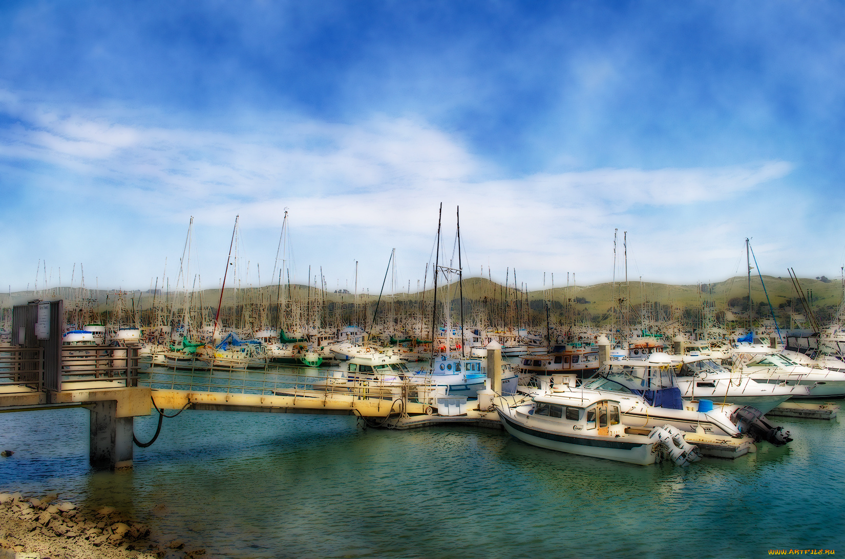 корабли, рисованные, лодки