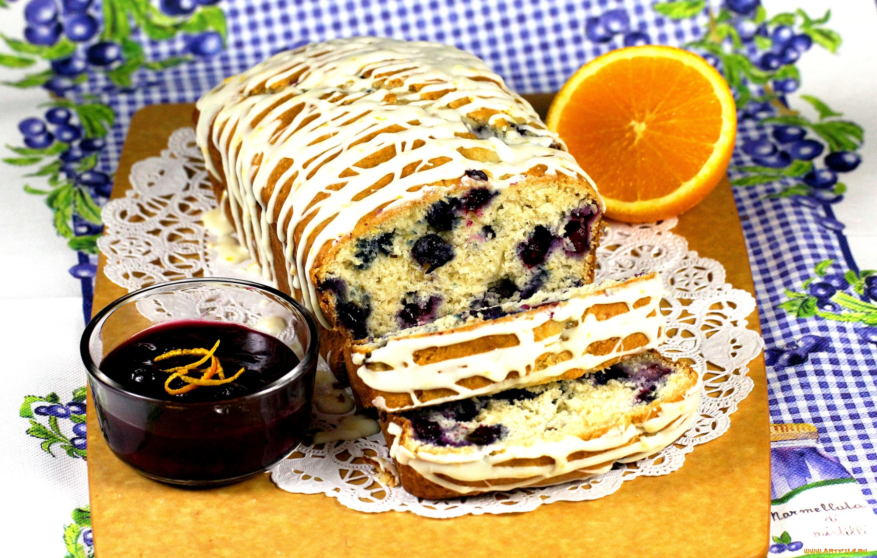 еда, пирожные, кексы, печенье, глазурь, апельсин, джем, ягоды, кекс