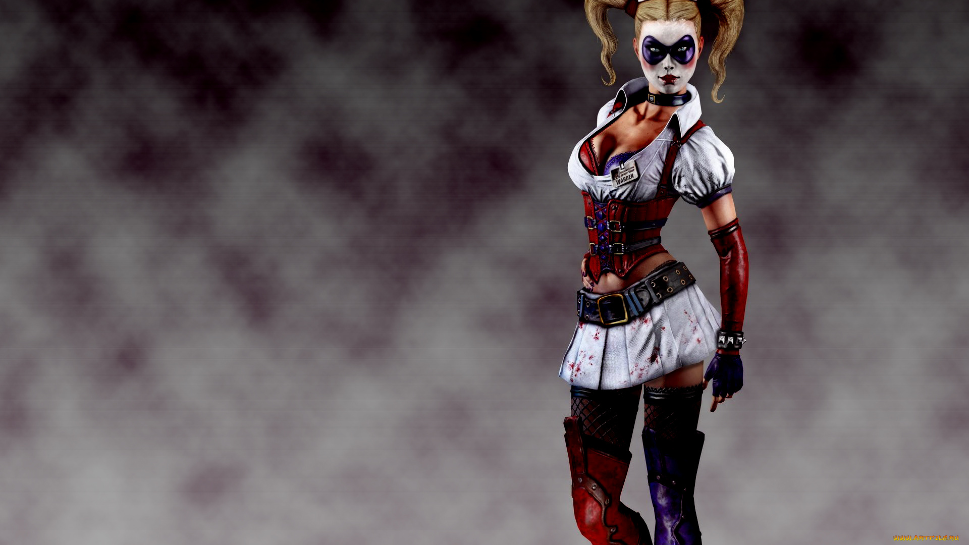 batman, arkham, asylum, видео, игры, бэтмен, харли, квинн