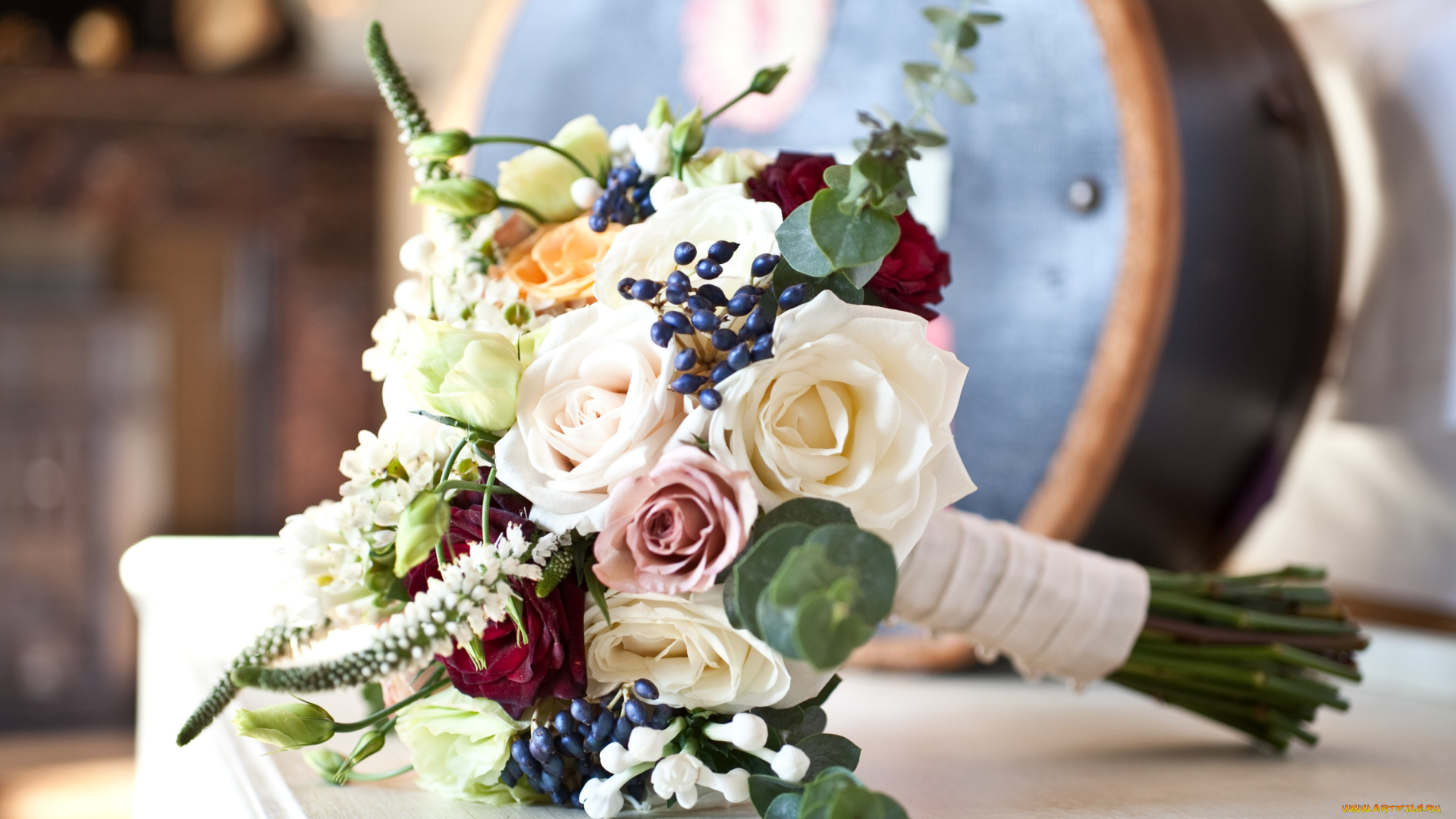 цветы, букеты, композиции, ягоды, розы, эустома