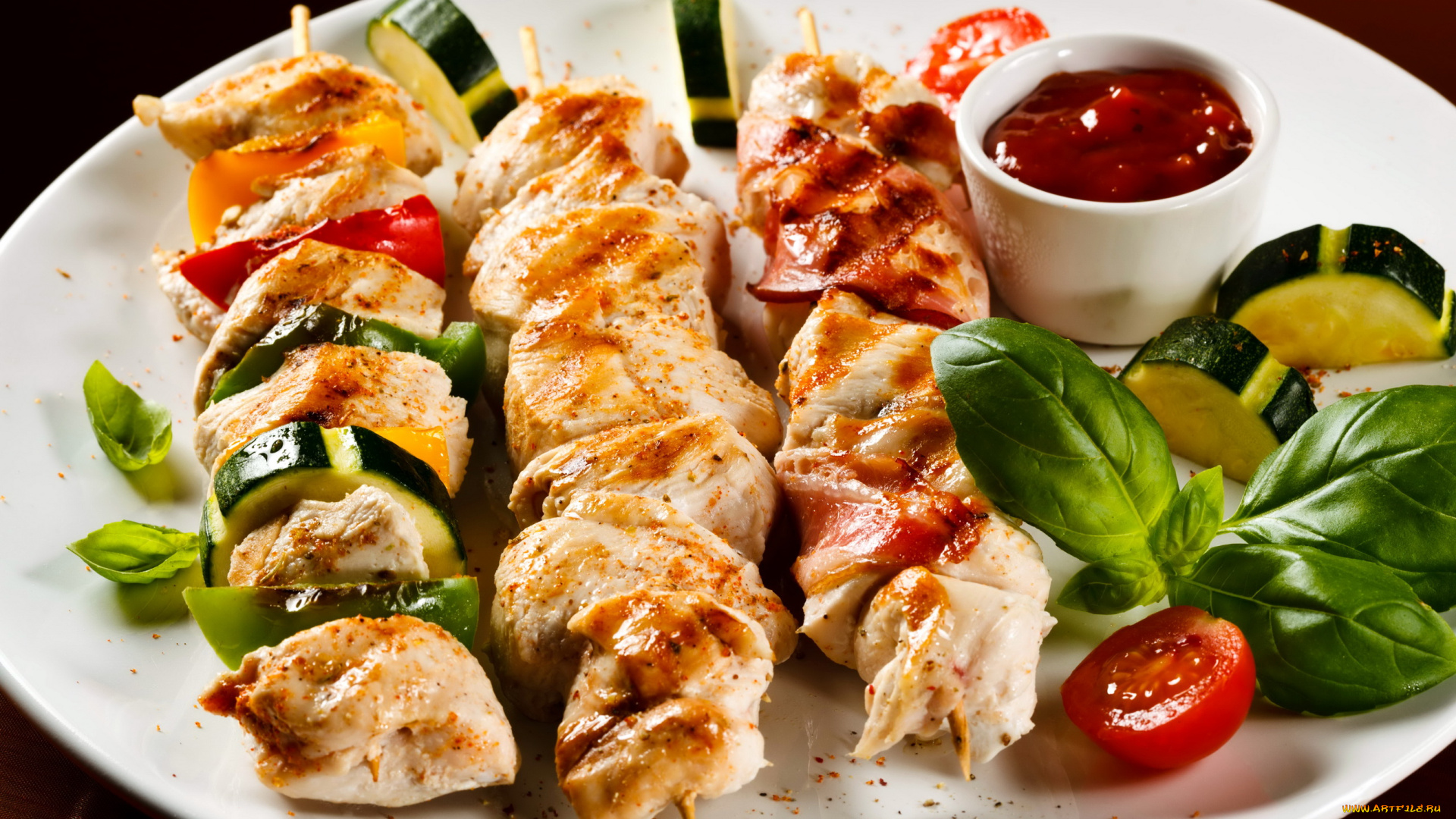 еда, шашлык, барбекю, шашлыки, помидоры, томаты