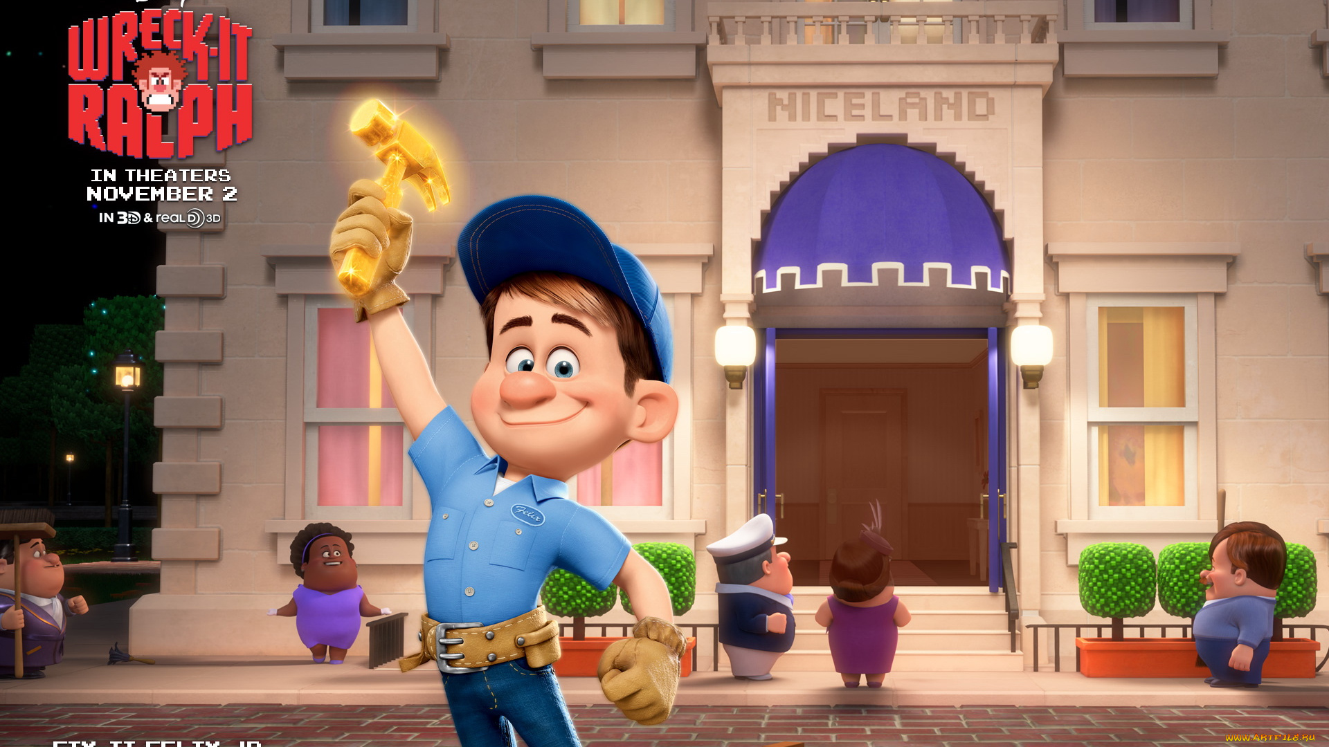 мультфильмы, wreck, it, ralph, wreck-it