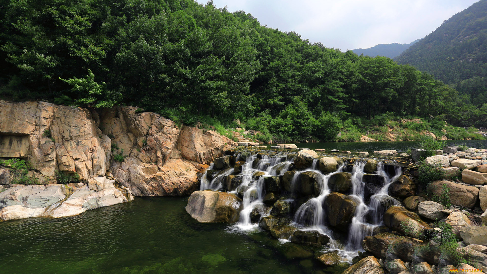 природа, реки, озера, камни, ручей