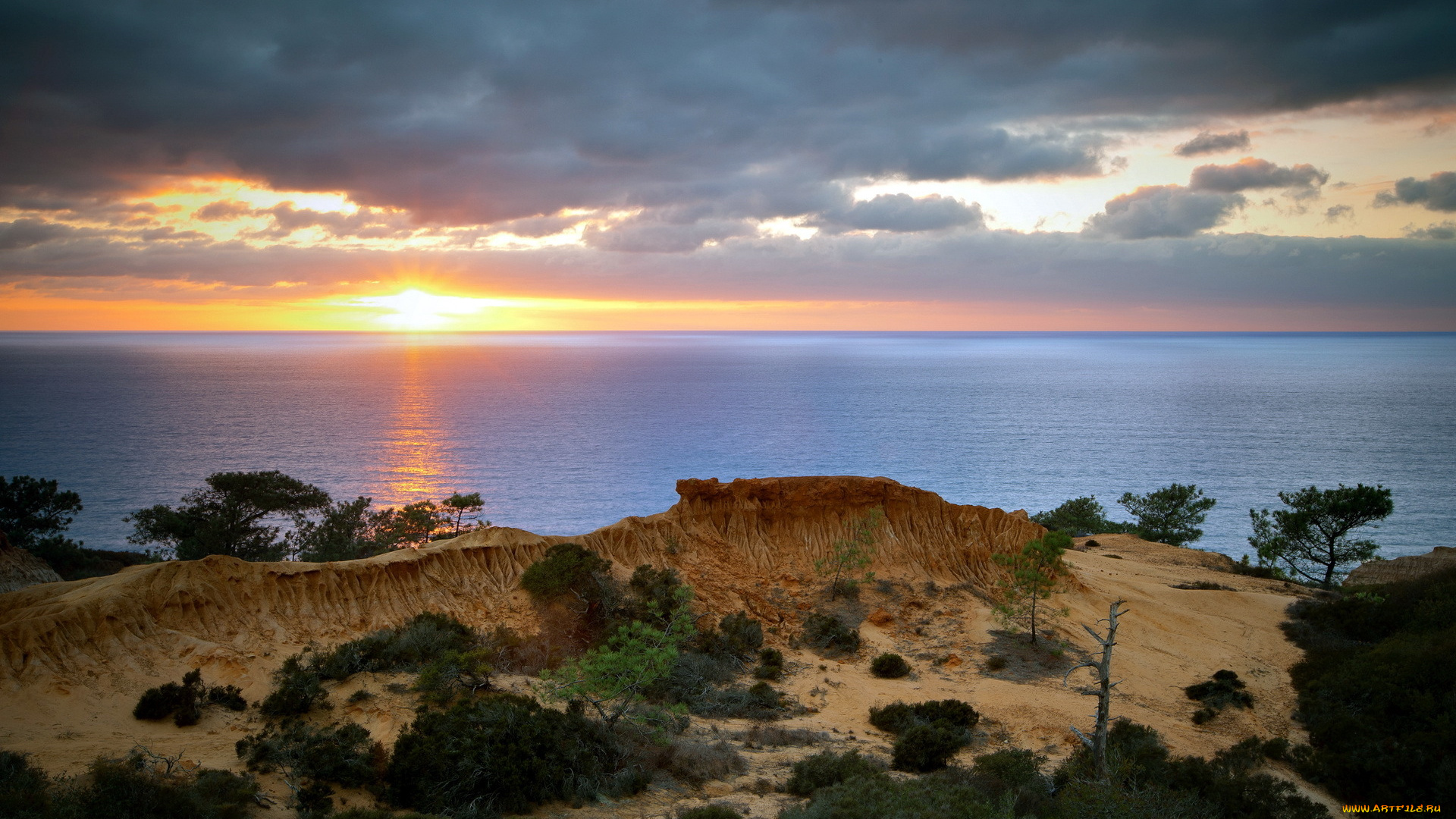 природа, восходы, закаты, море, закат, побережье