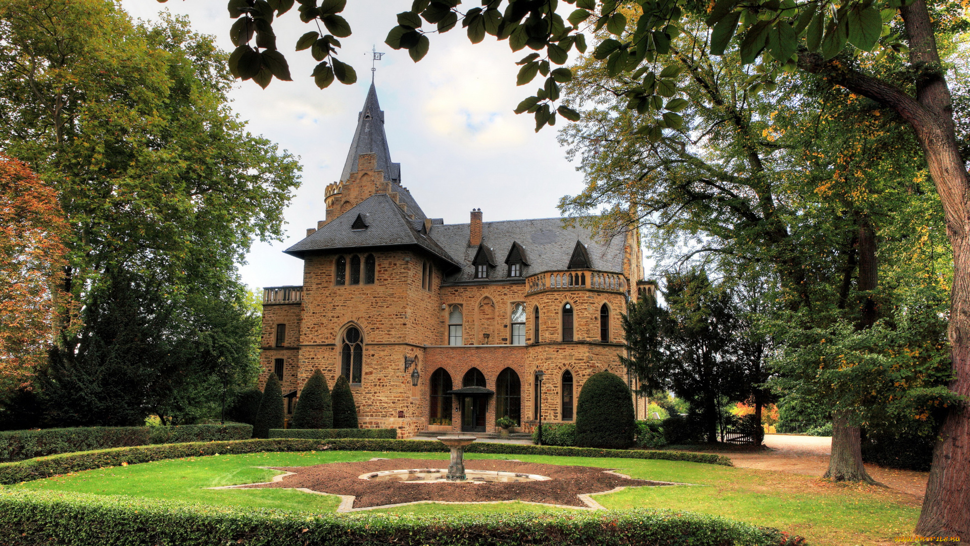 sinzig, германия, города, дворцы, замки, крепости, замок, парк