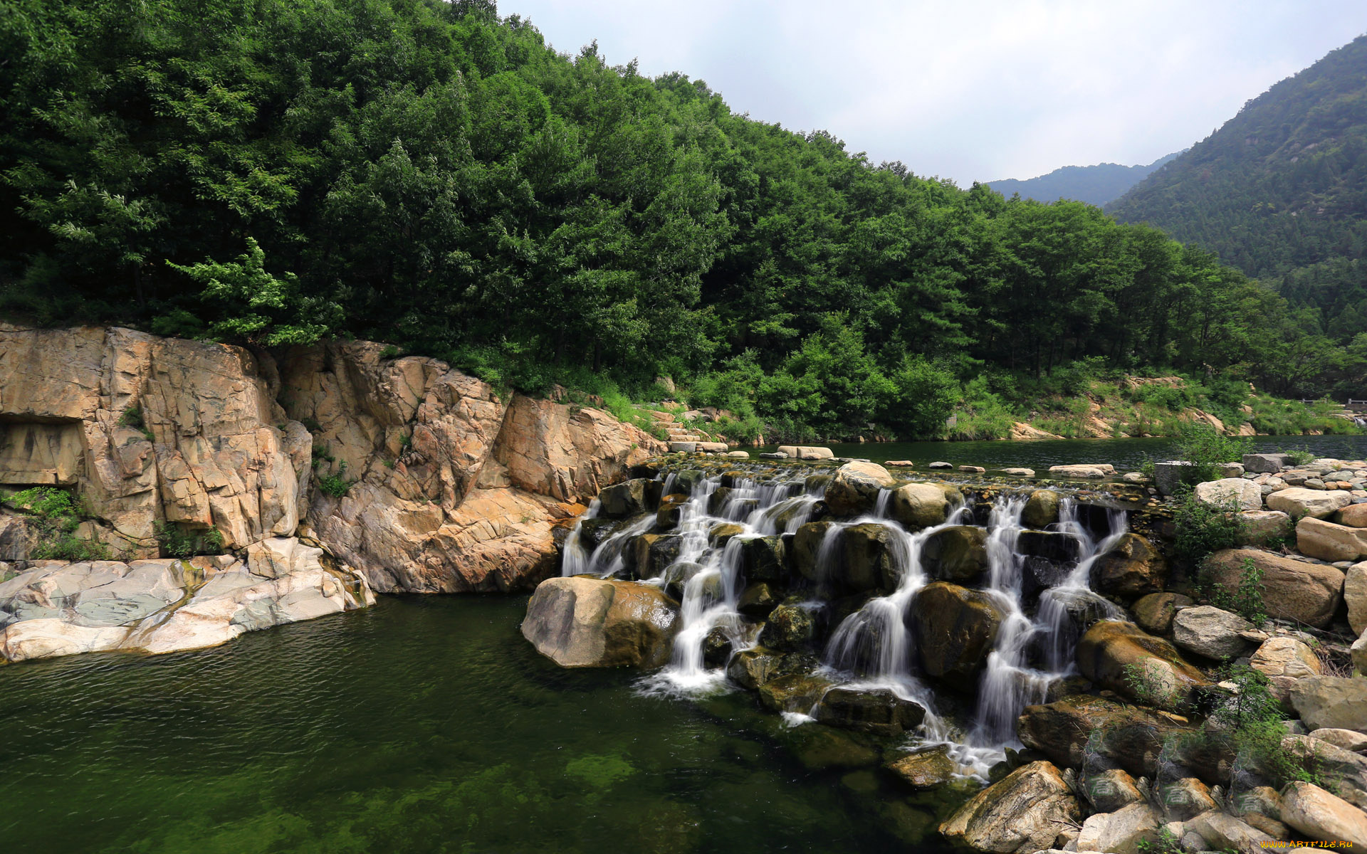 природа, реки, озера, камни, ручей