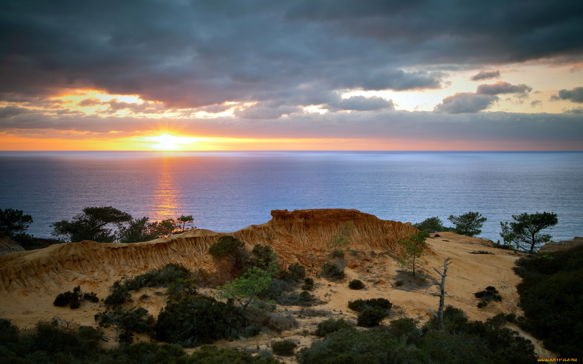 природа, восходы, закаты, море, закат, побережье