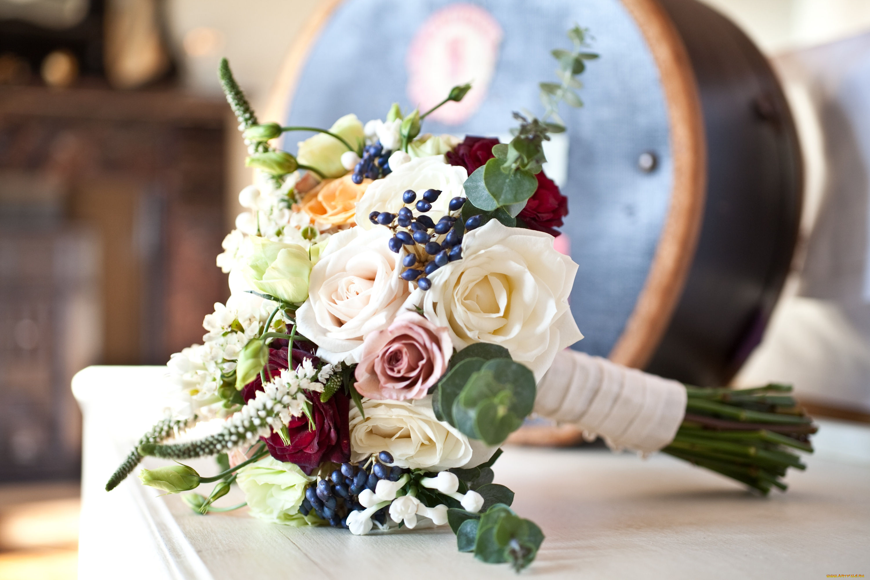 цветы, букеты, композиции, ягоды, розы, эустома