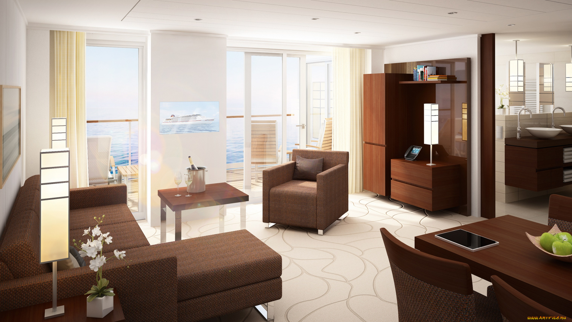 3д, графика, realism, реализм, дизайн, стиль, дом, вилла, жилое, пространство