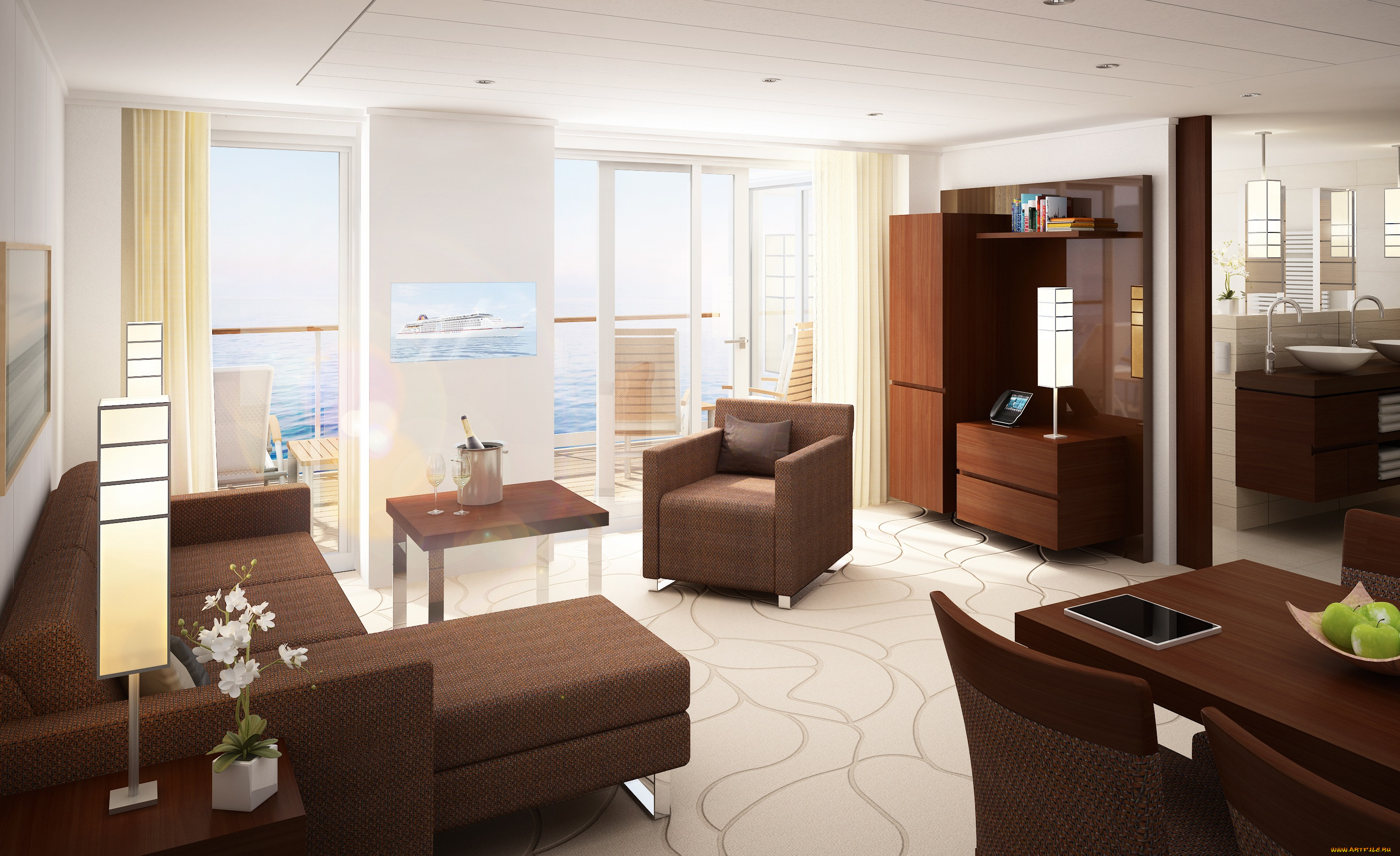 3д, графика, realism, реализм, дизайн, стиль, дом, вилла, жилое, пространство