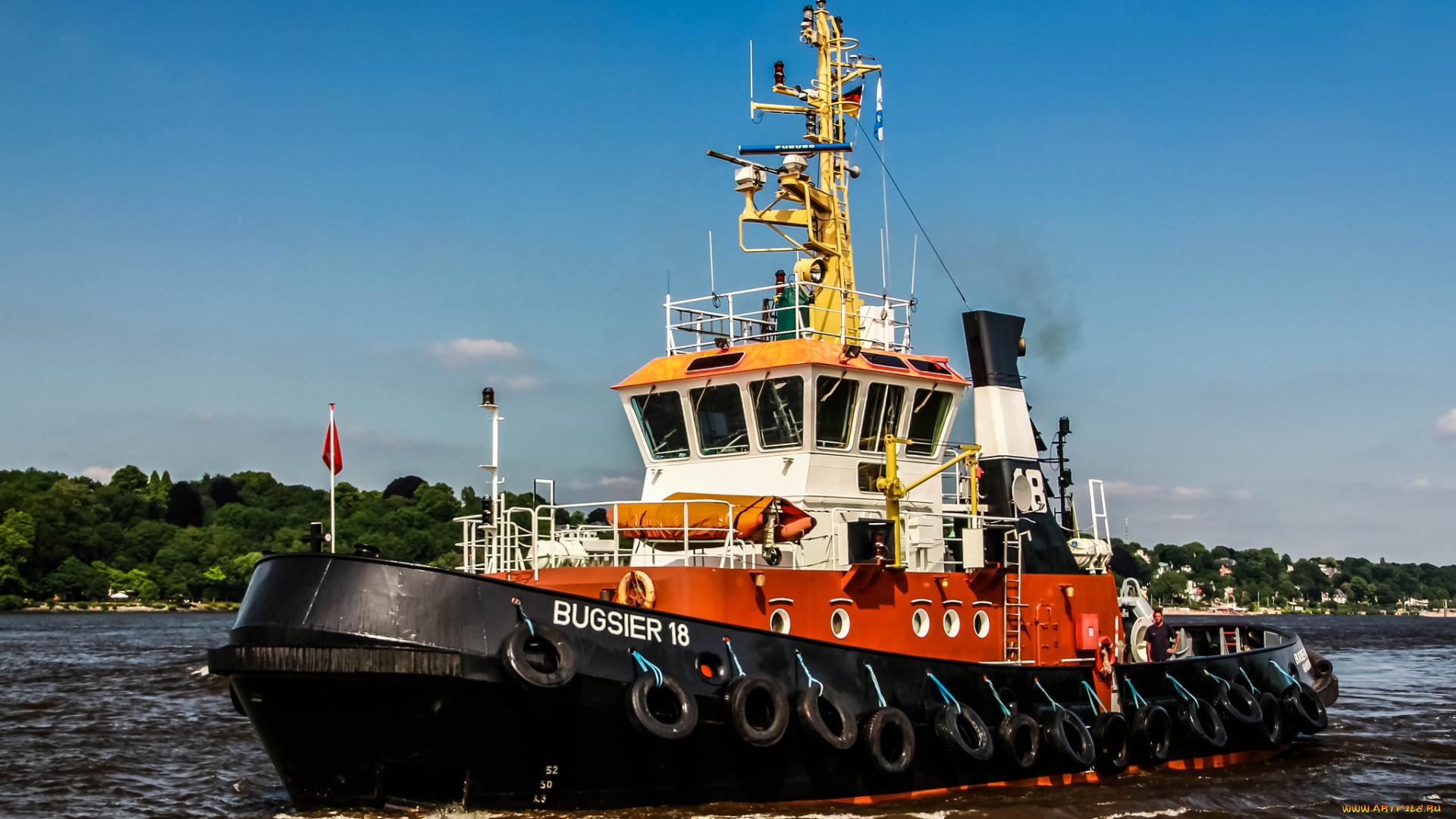 bugsier, 18, корабли, баркасы, , , буксиры, буксир, морской