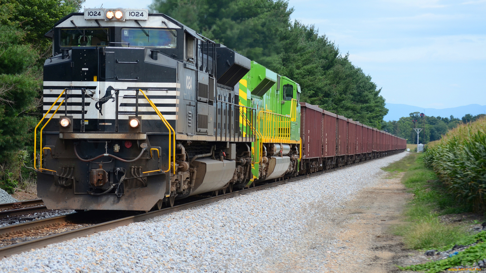 техника, поезда, железная, дорога, локомотив, состав