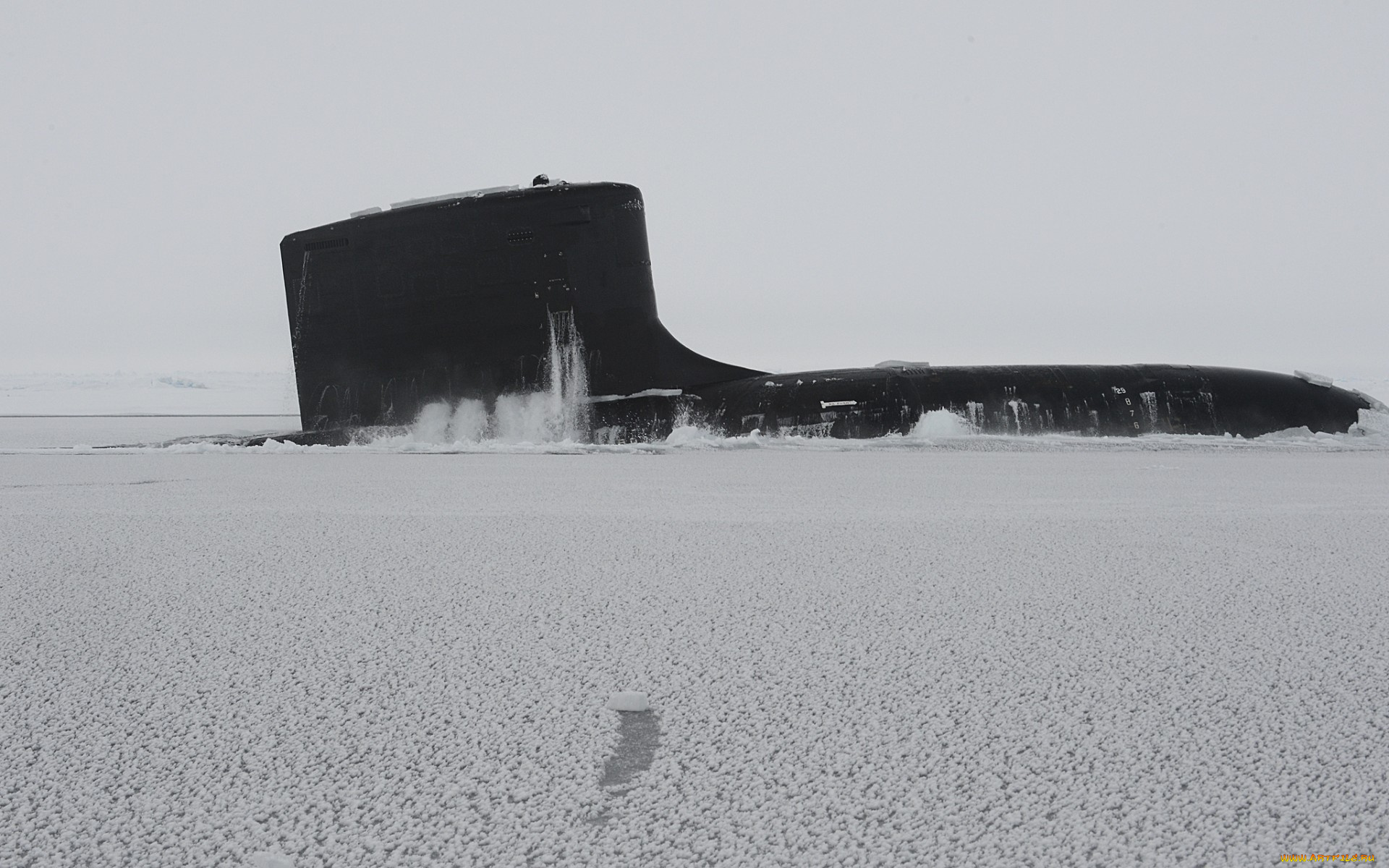 корабли, подводные, лодки, лёд