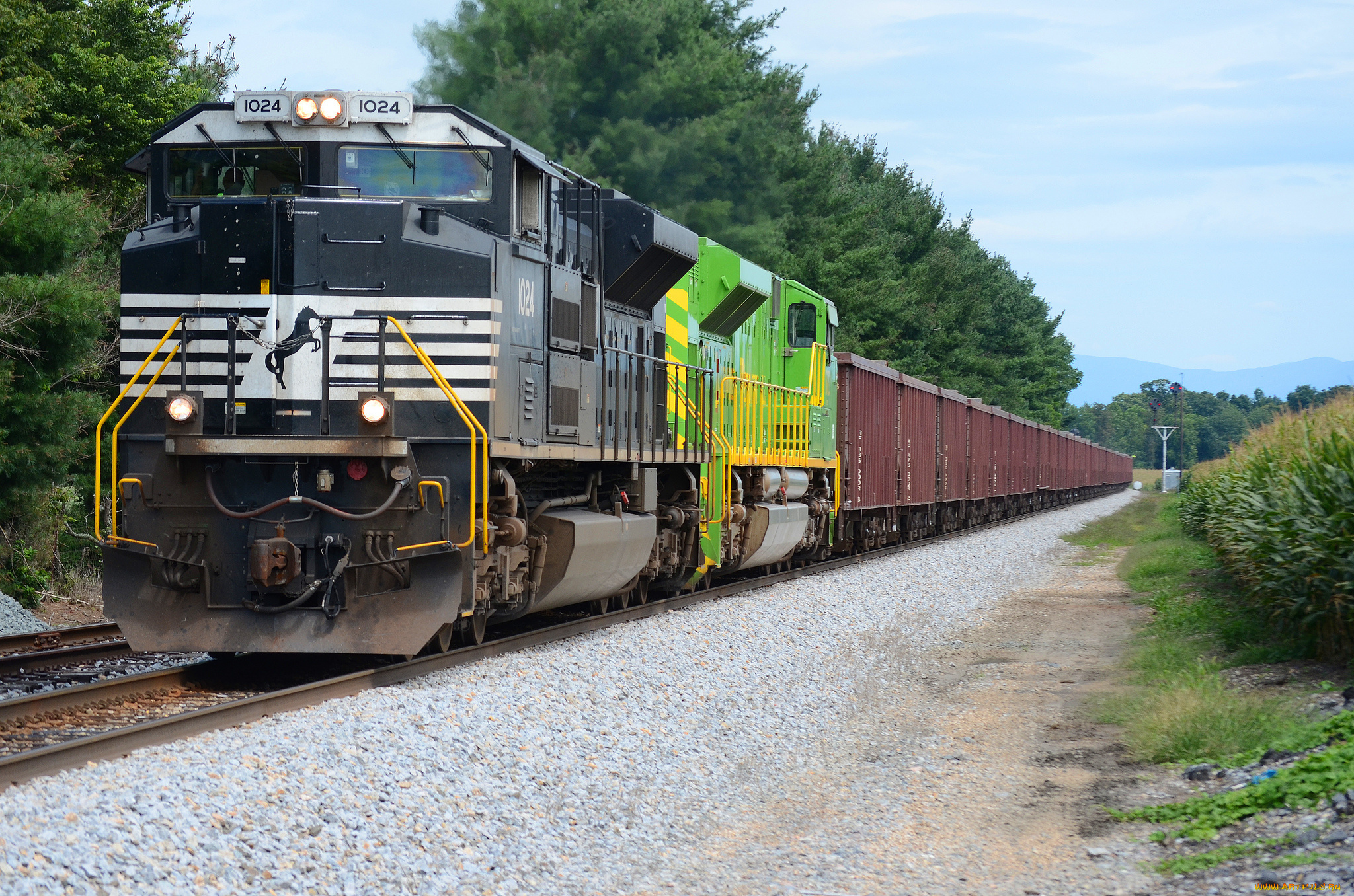 техника, поезда, железная, дорога, локомотив, состав