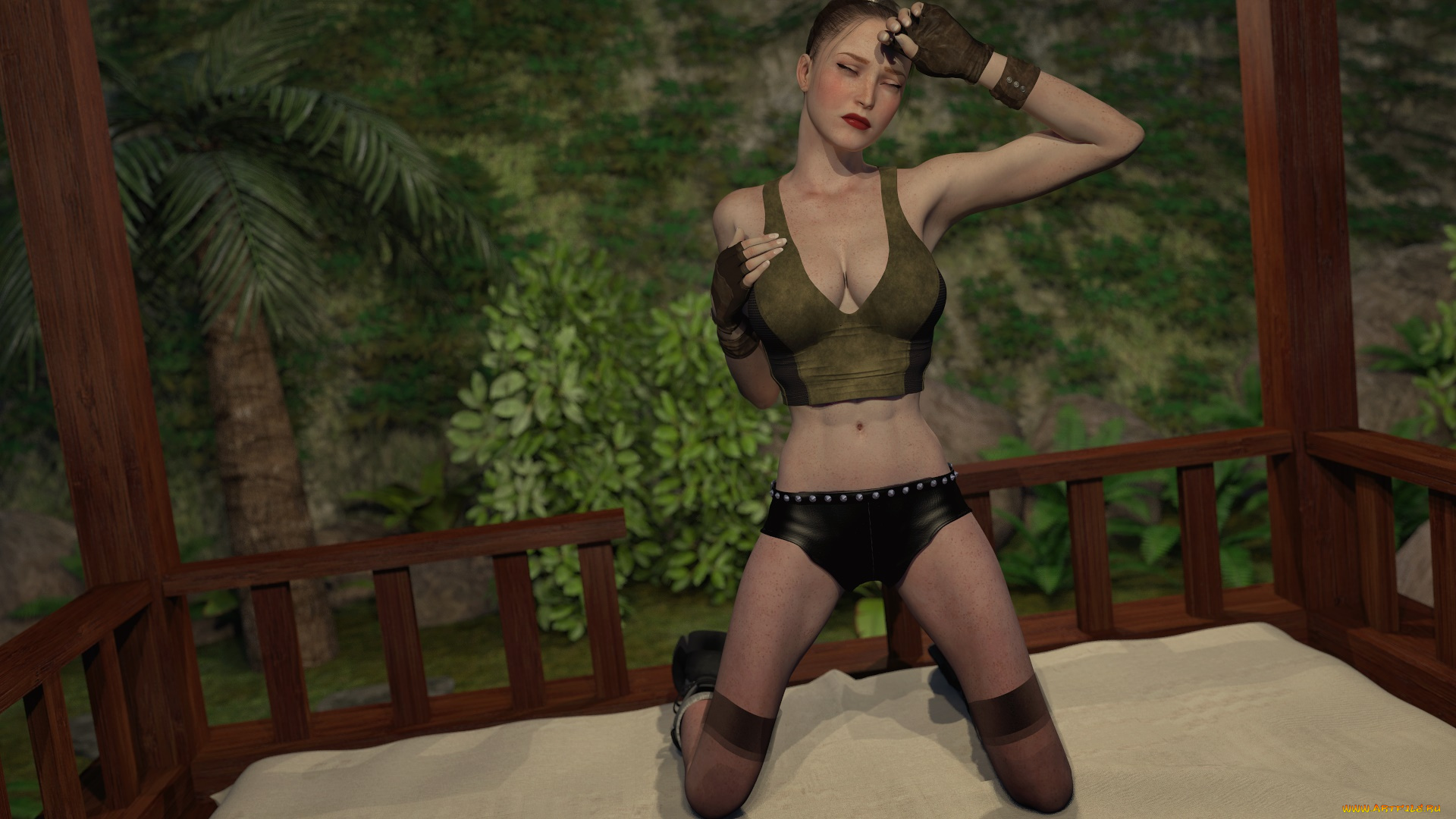 3д, графика, люди, , people, девушка, взгляд, фон