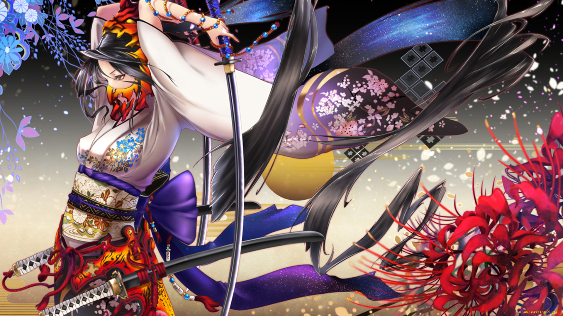 аниме, оружие, , техника, , технологии, девушка, мечи