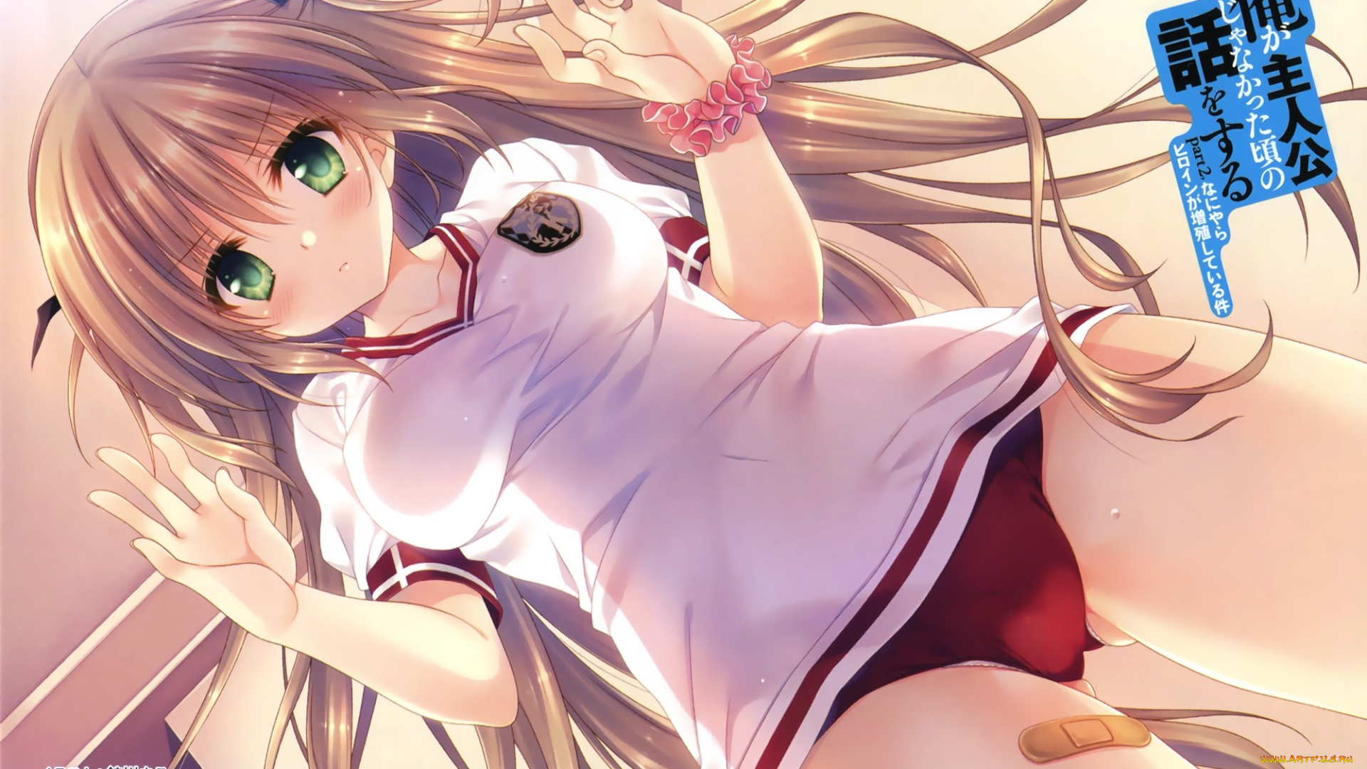 аниме, unknown, , другое, девушка, взгляд, фон