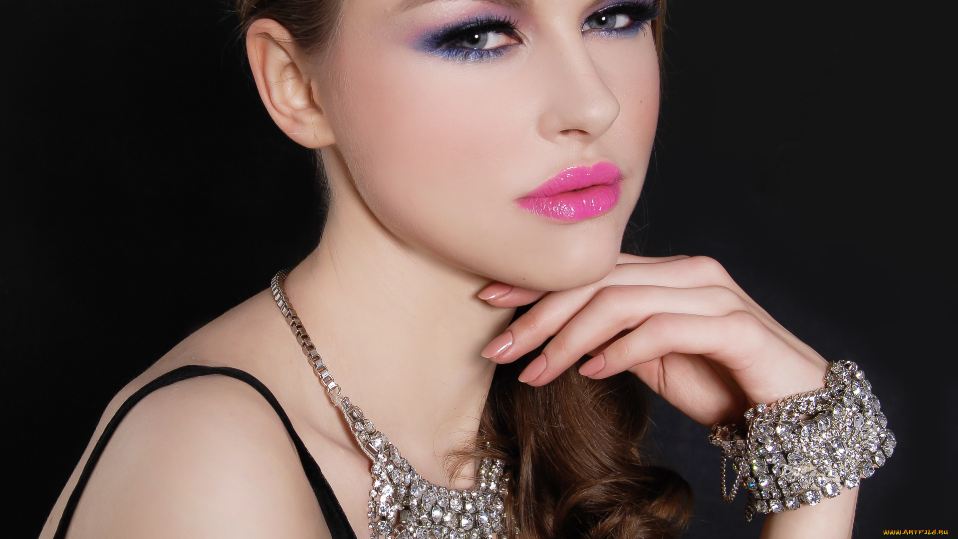 девушки, -unsort, , лица, , портреты, look, jewelry, model, модель, рука, взгляд, макияж, девушка, makeup