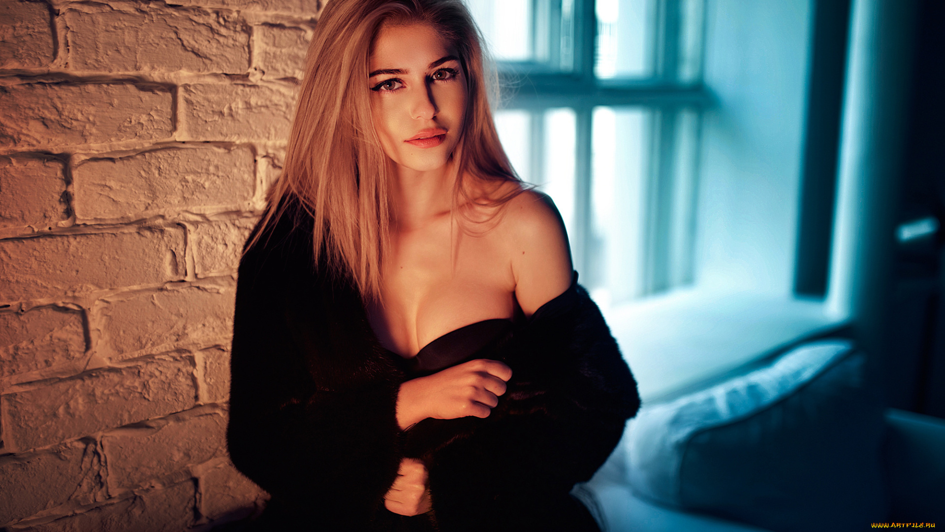 девушки, галина, ровер, стена, плечо, девушка, шатенка, окно