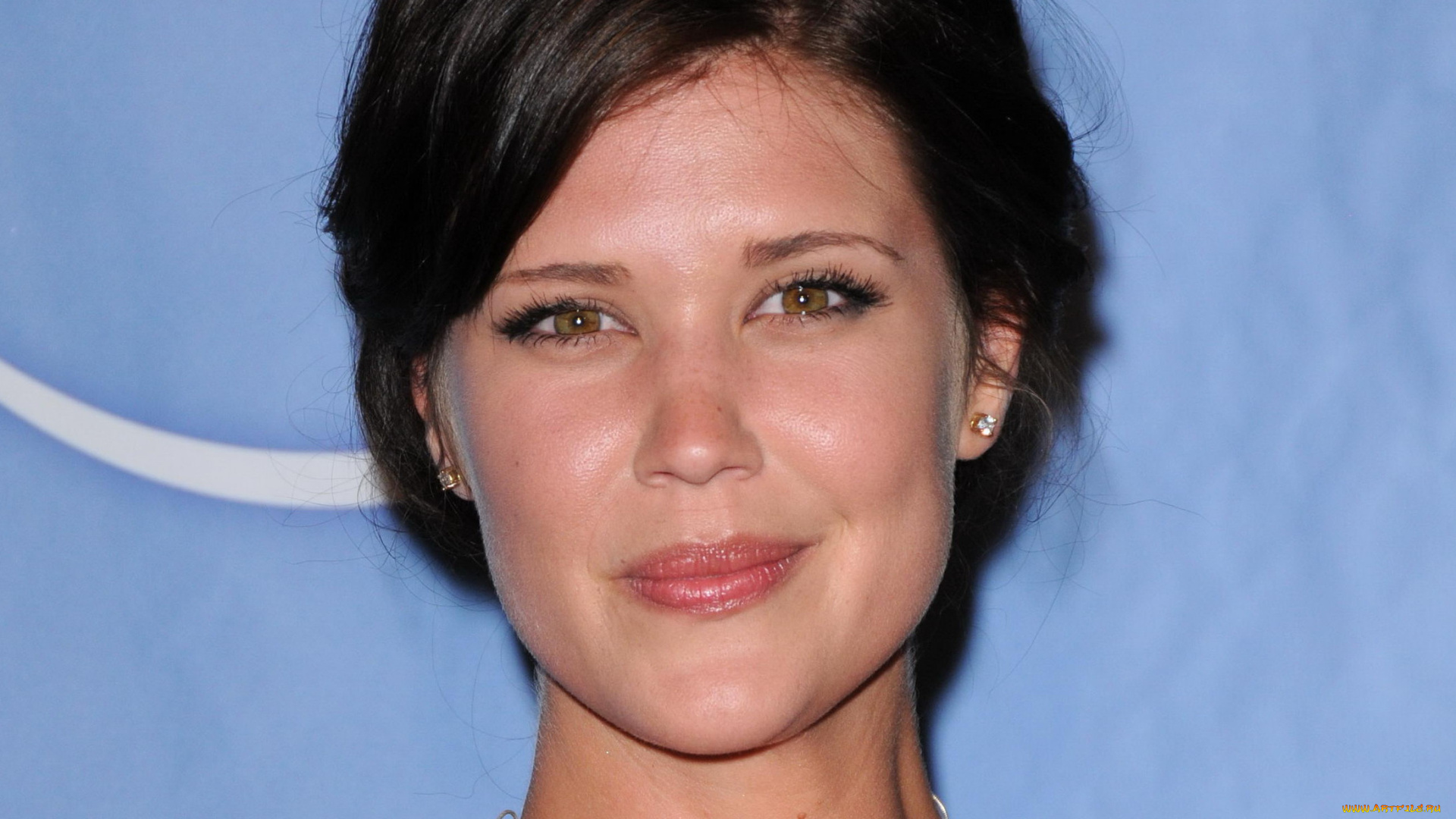 девушки, sarah, lancaster, улыбка, лицо, брюнетка, актриса, сара, ланкастер