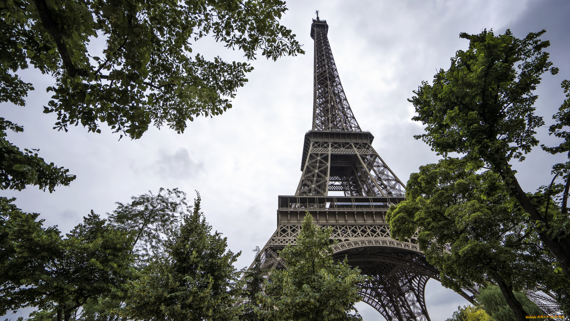 города, париж, , франция, башня