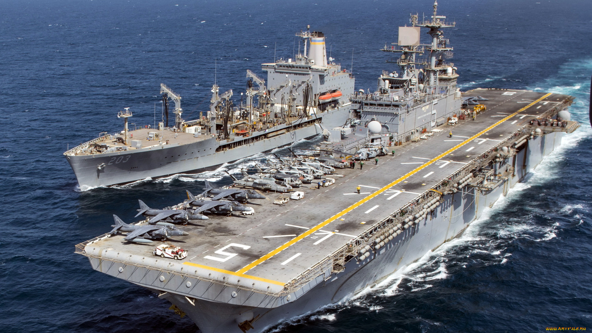 корабли, авианосцы, , вертолётоносцы, армия, флот, uss, bataan, lhd, 5, usns, laramie, t-ao, 203