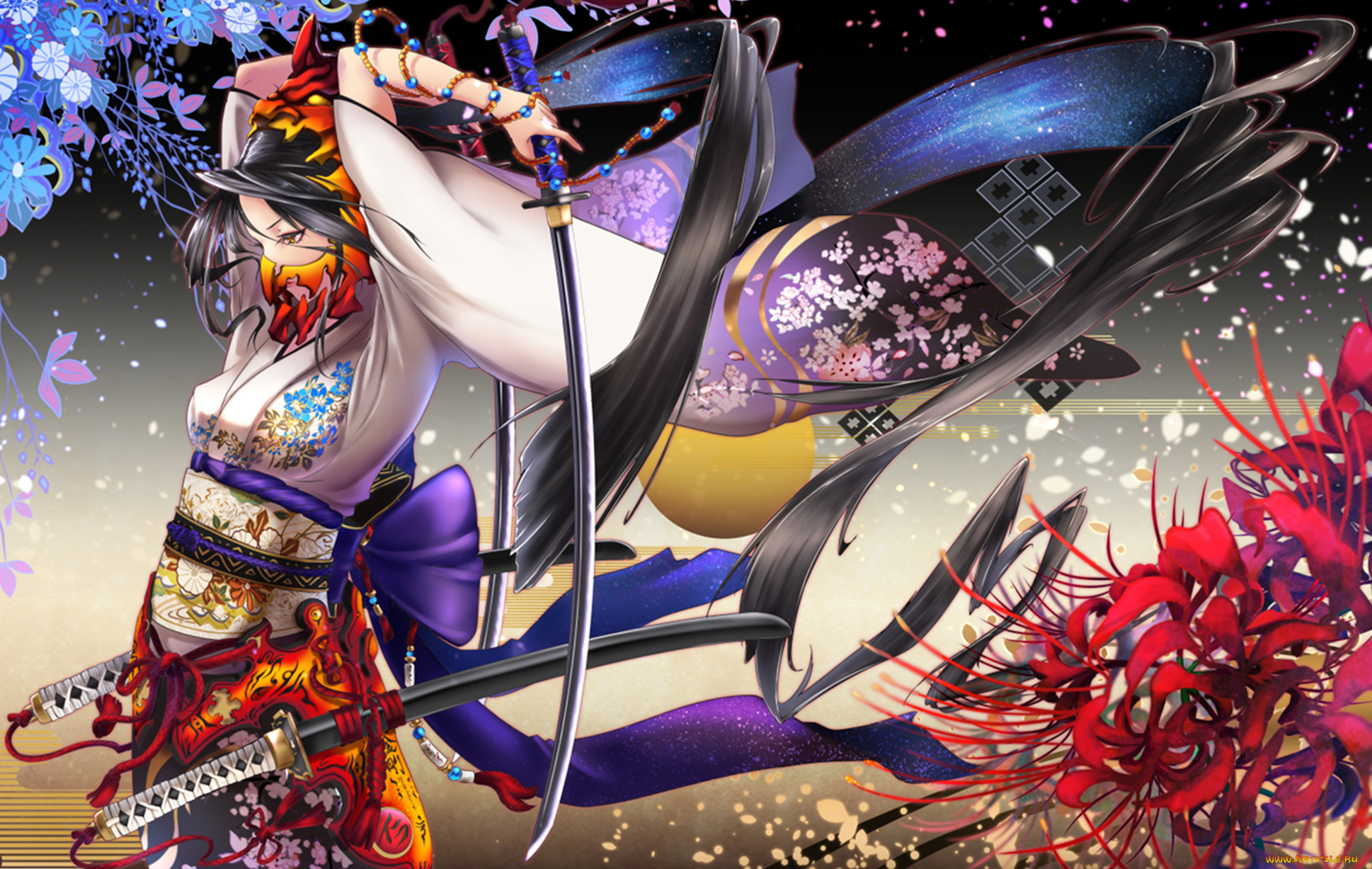 аниме, оружие, , техника, , технологии, девушка, мечи