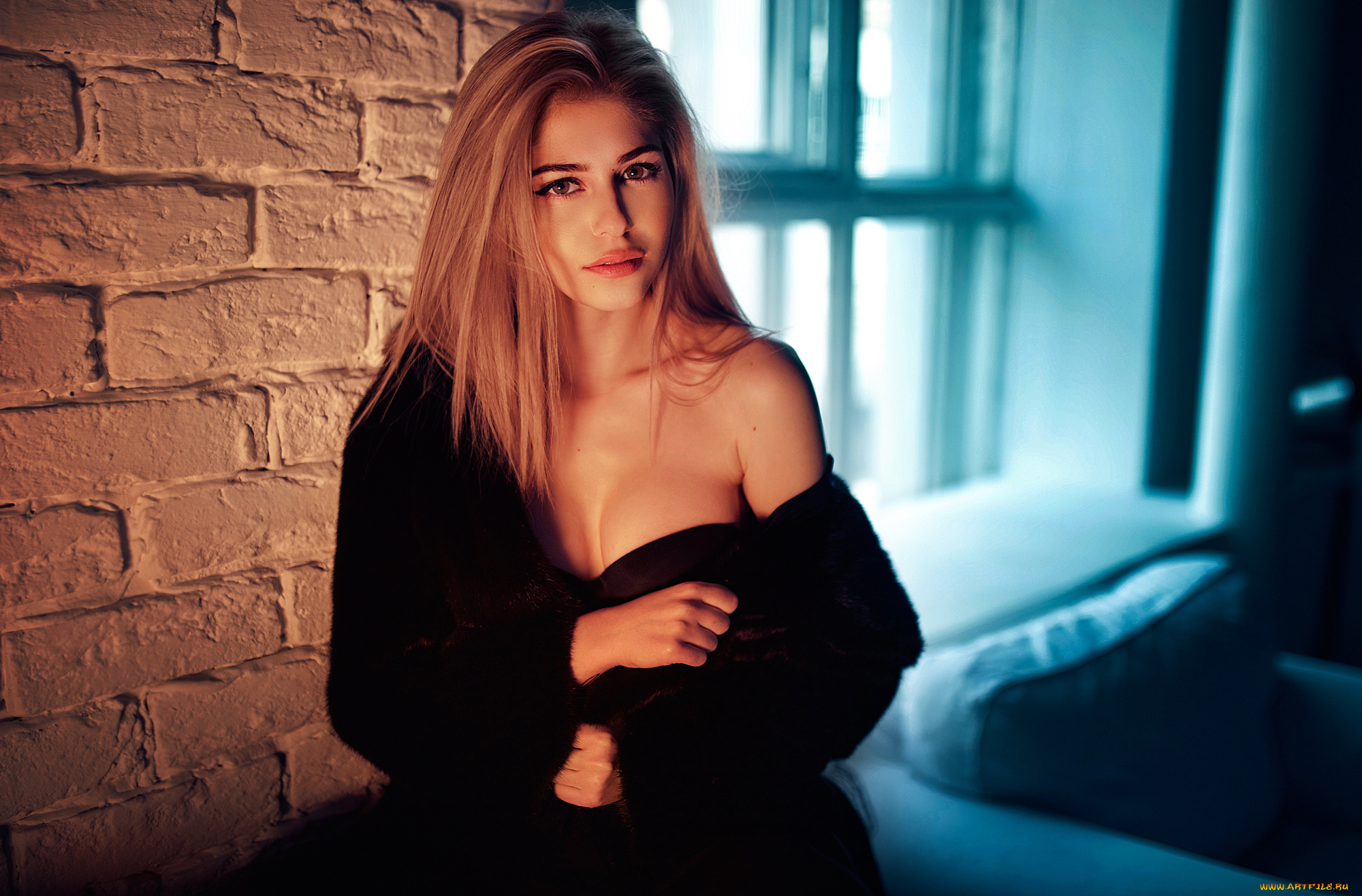 девушки, галина, ровер, стена, плечо, девушка, шатенка, окно