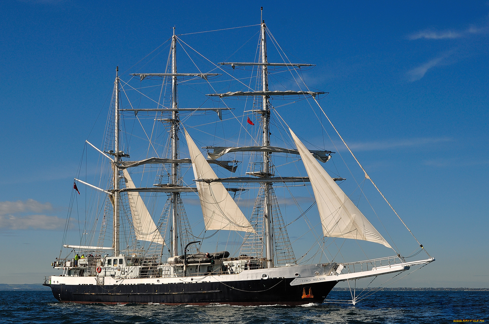 lord, nelson, корабли, парусники, паруса, мачты