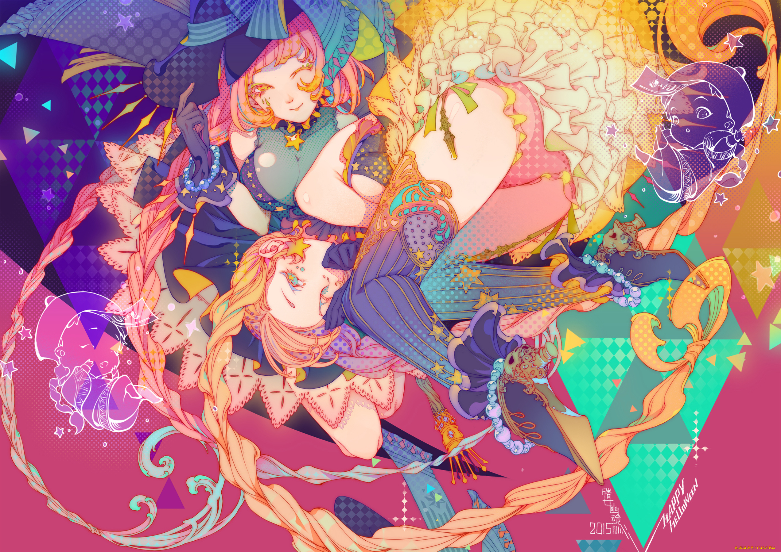 аниме, unknown, , другое, попа, маска, рюши, платье, арт, девушка, akai, kamoshi