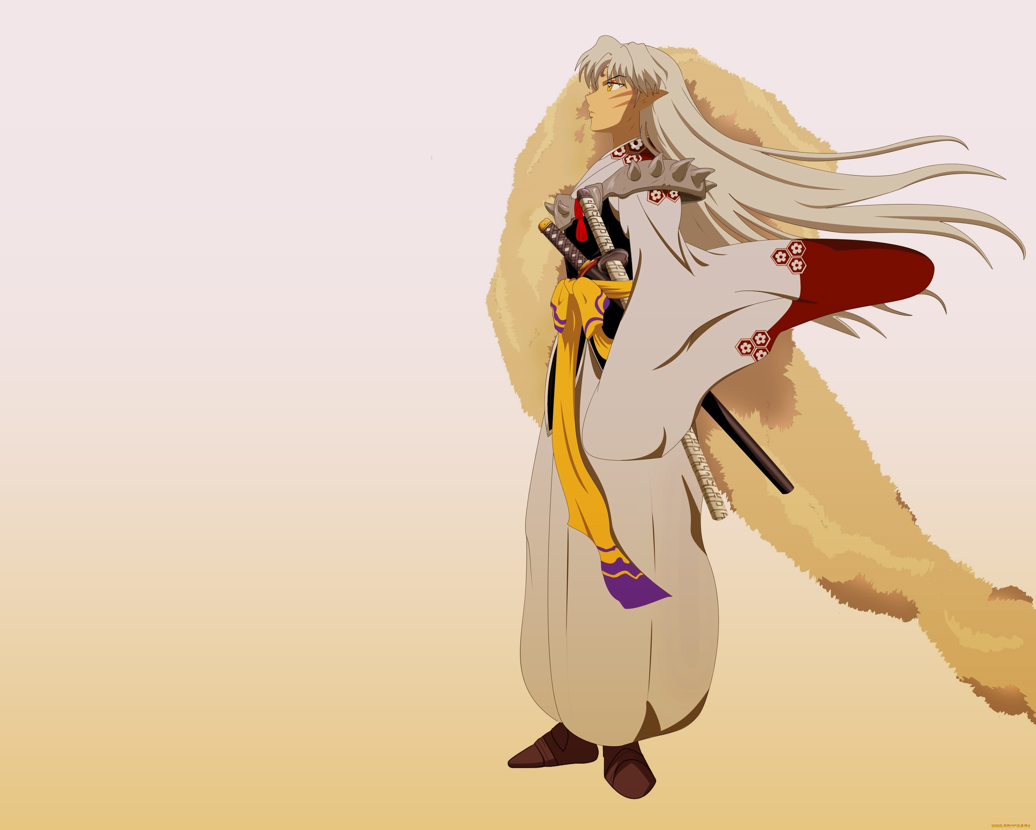 аниме, inuyasha, демон, сешимару, инуяша, арт, фон