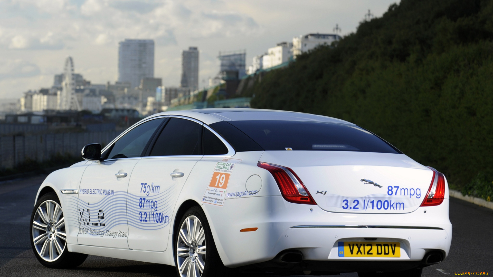 jaguar, xj, e-plug, in, hybrid, concept, 2012, автомобили, jaguar, 2012, concept, e-plug, in, hybrid, xj