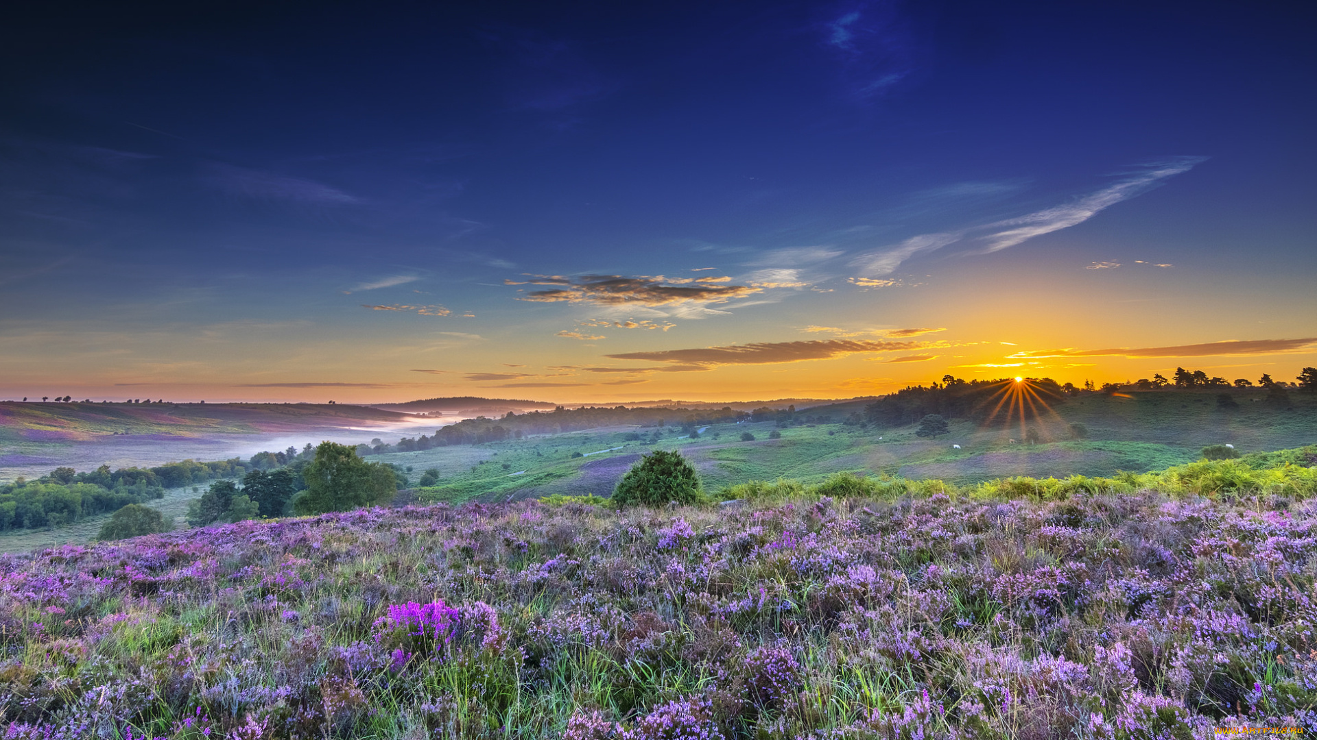 природа, восходы, закаты, простор