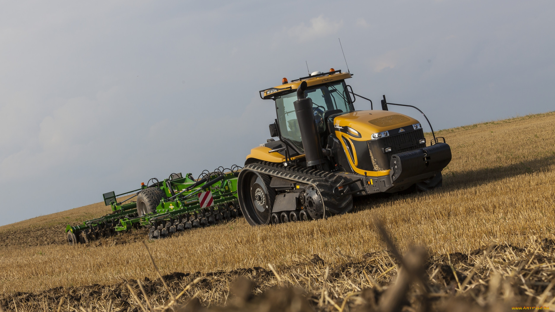 техника, тракторы, на, гусенецах, challenger