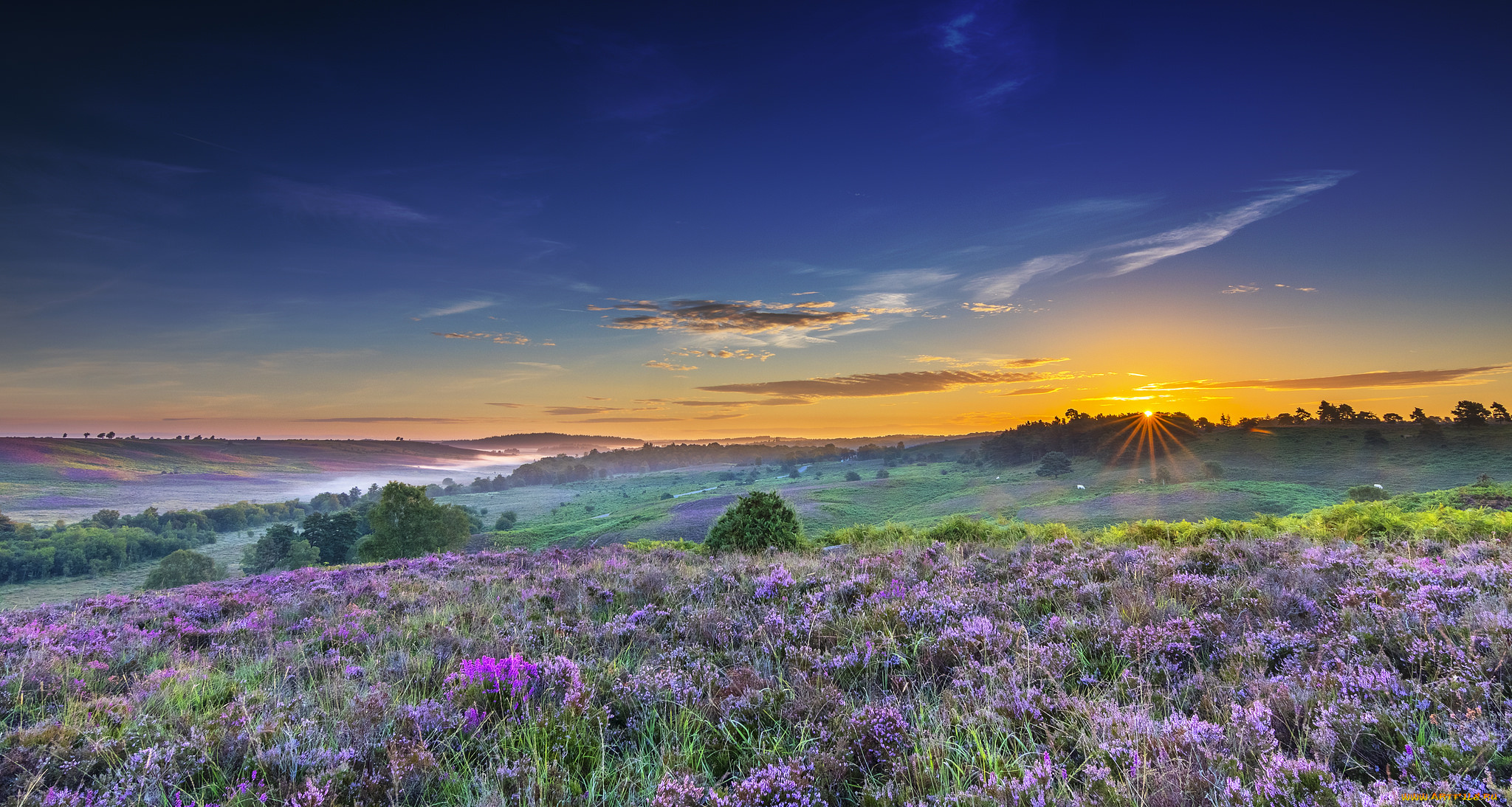 природа, восходы, закаты, простор