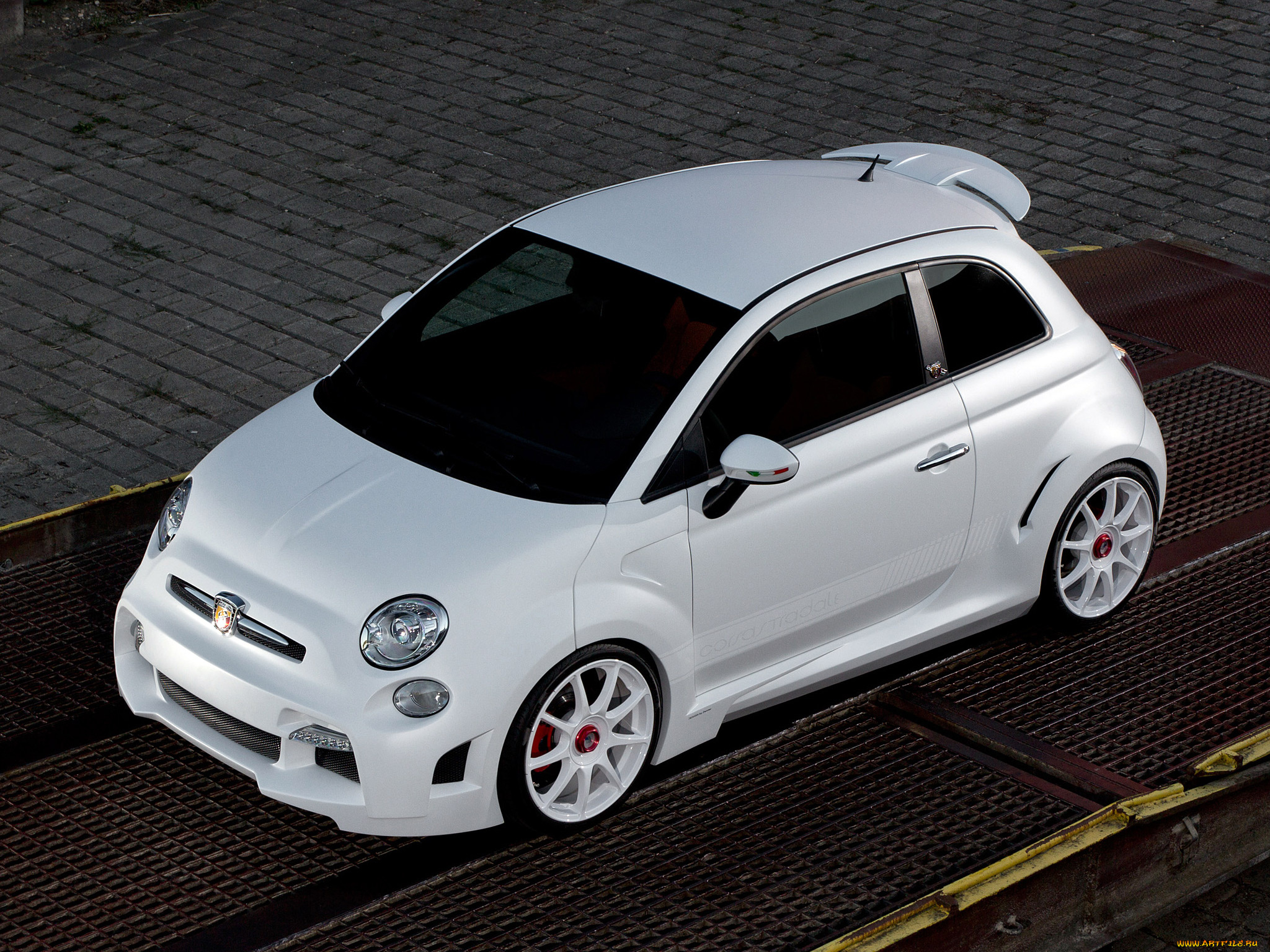 fiat, zender, abarth-500, corsa, stradale, concept, 2013, автомобили, fiat, stradale, abarth-500, zender, 2013, concept, corsa
